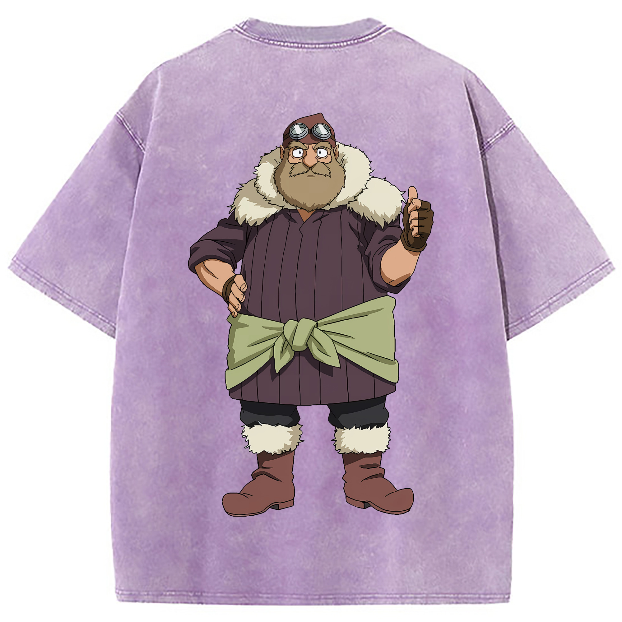 （画像用） 転スラ Regarding Reincarnated to Slime 綿100% ヴィンテージ風 半袖Tシャツ（背面プリント）