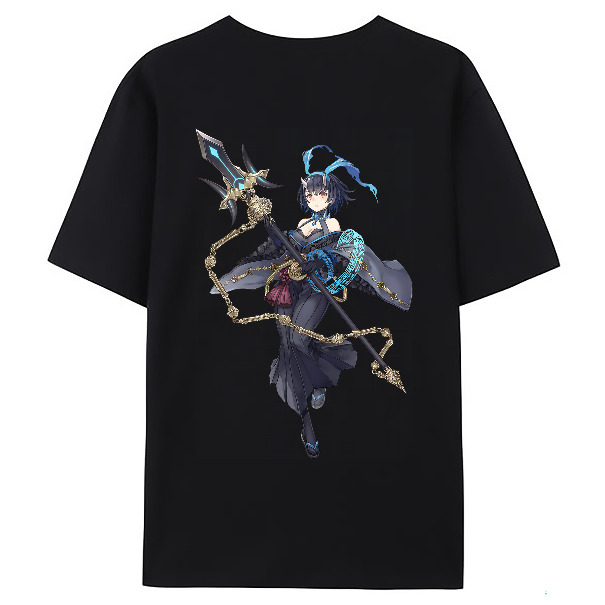 （画像用） 転スラ Regarding Reincarnated to Slime 綿100％ メンズ半袖Tシャツ（バックプリント） 通気性