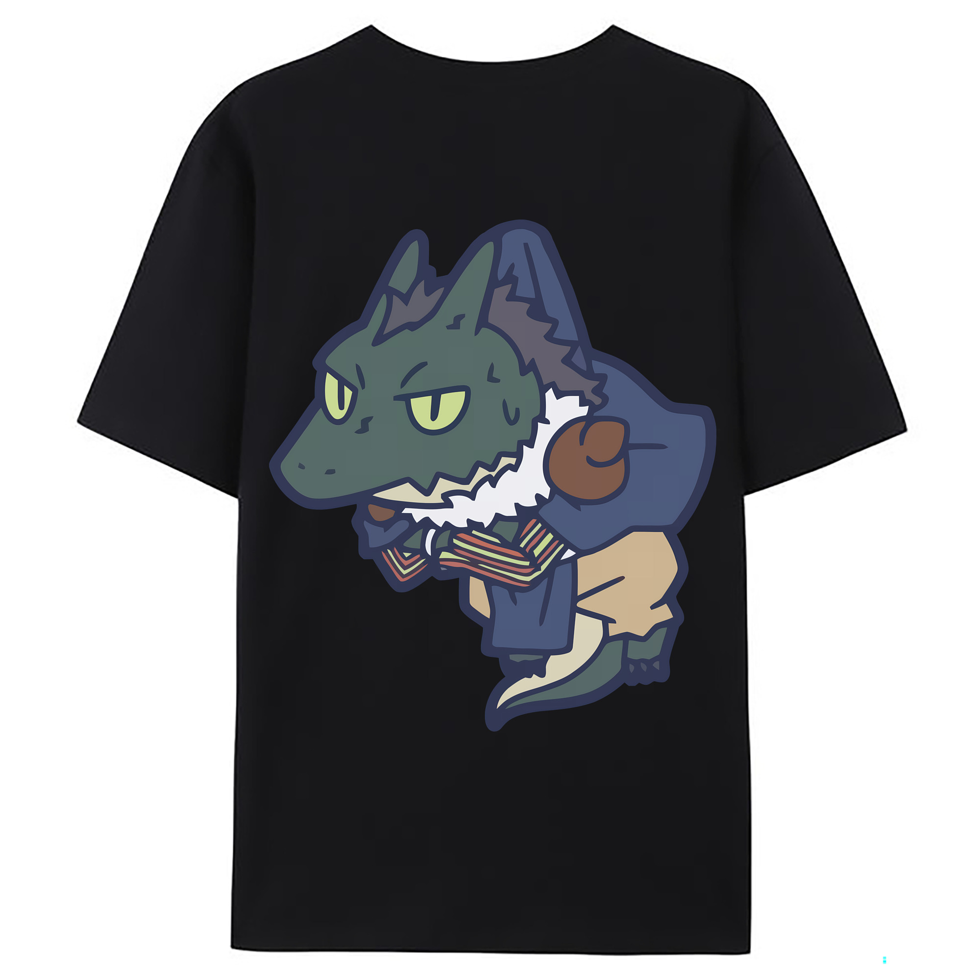 （画像用） 転スラ Regarding Reincarnated to Slime 綿100％ メンズ半袖Tシャツ（バックプリント） 通気性