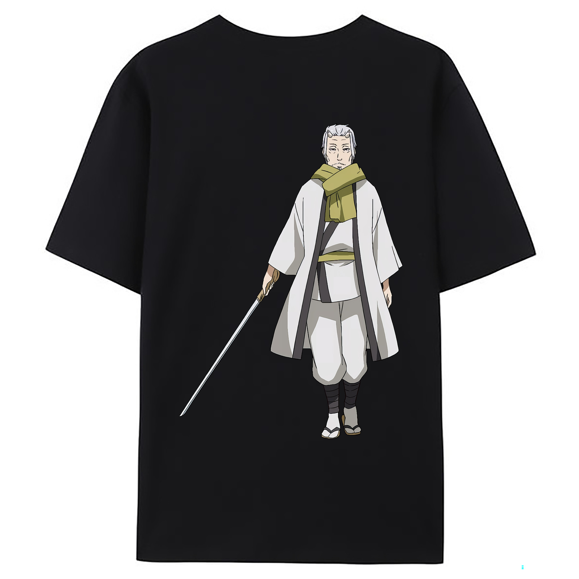 （画像用） 転スラ Regarding Reincarnated to Slime 綿100％ メンズ半袖Tシャツ（バックプリント） 通気性