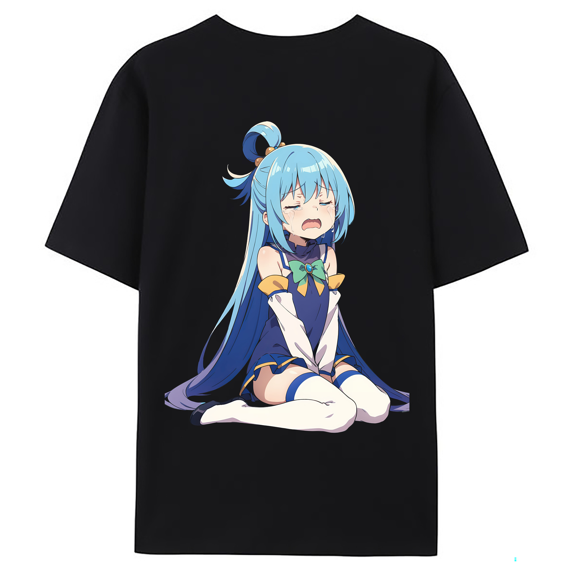 （画像用） 転スラ Regarding Reincarnated to Slime 綿100％ メンズ半袖Tシャツ（バックプリント） 通気性