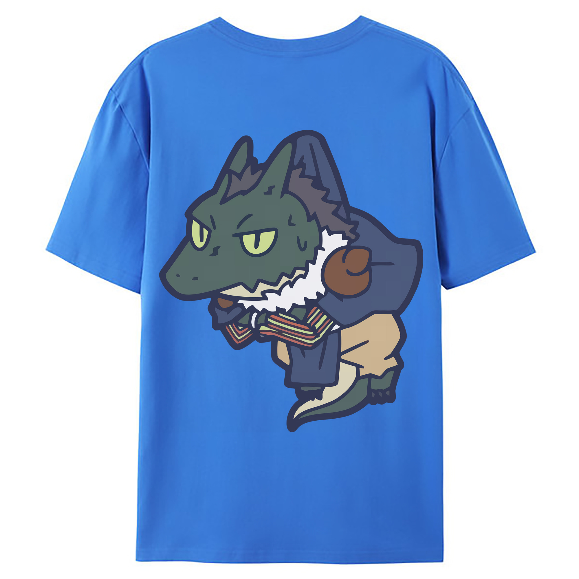 （画像用） 転スラ Regarding Reincarnated to Slime 綿100％ メンズ半袖Tシャツ（バックプリント） 通気性