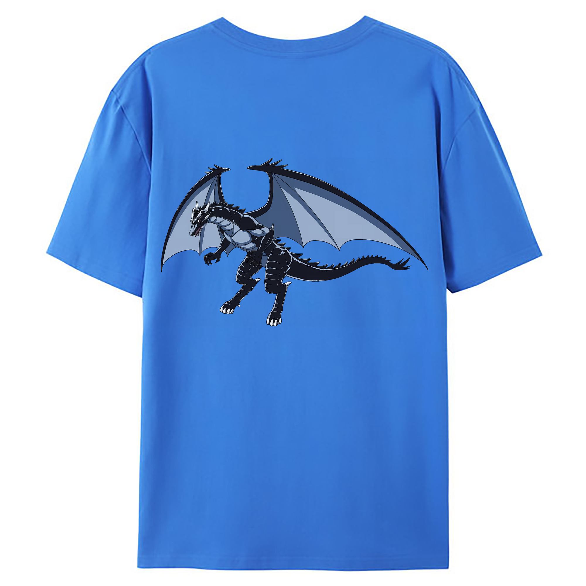 （画像用） 転スラ Regarding Reincarnated to Slime 綿100％ メンズ半袖Tシャツ（バックプリント） 通気性