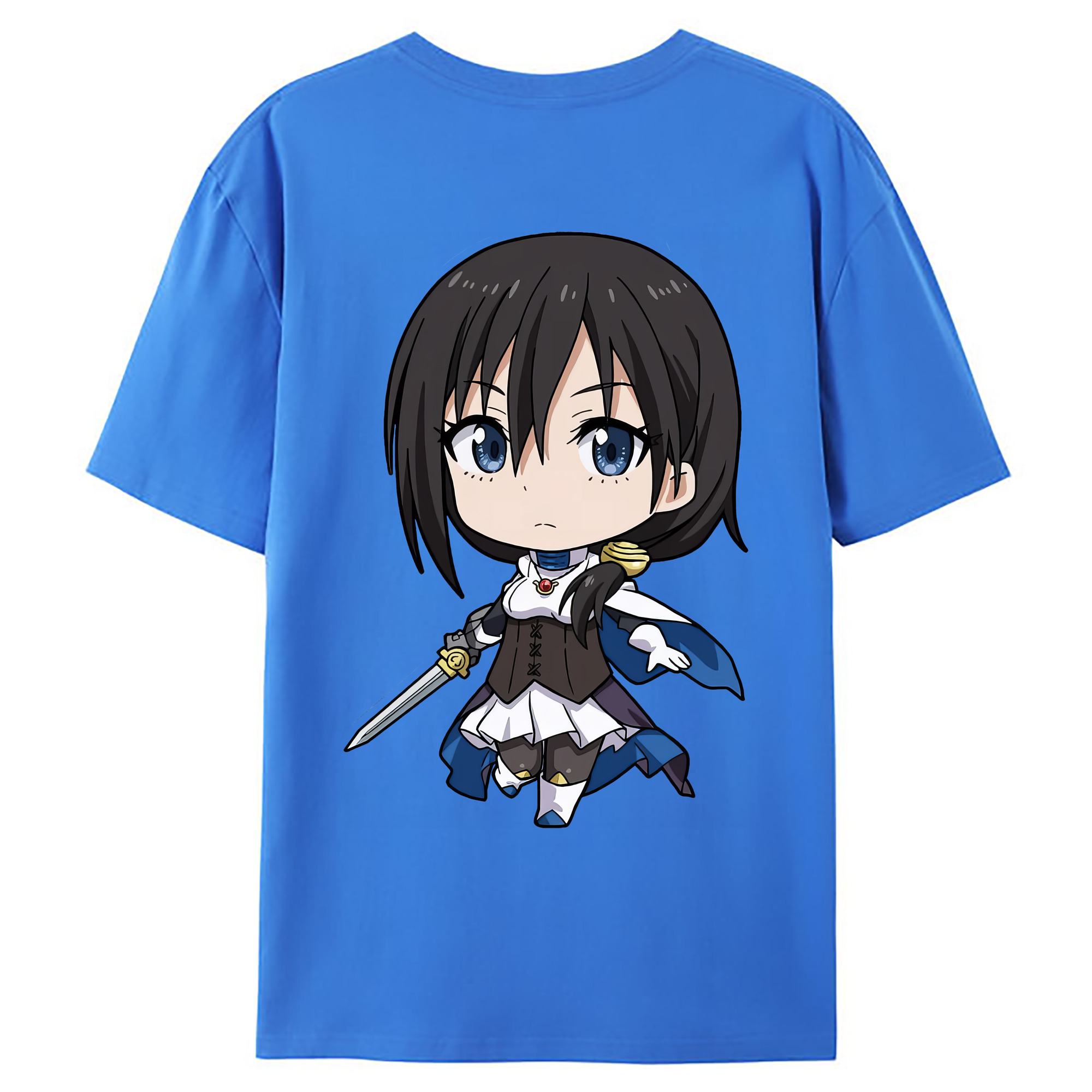 （画像用） 転スラ Regarding Reincarnated to Slime 綿100％ メンズ半袖Tシャツ（バックプリント） 通気性