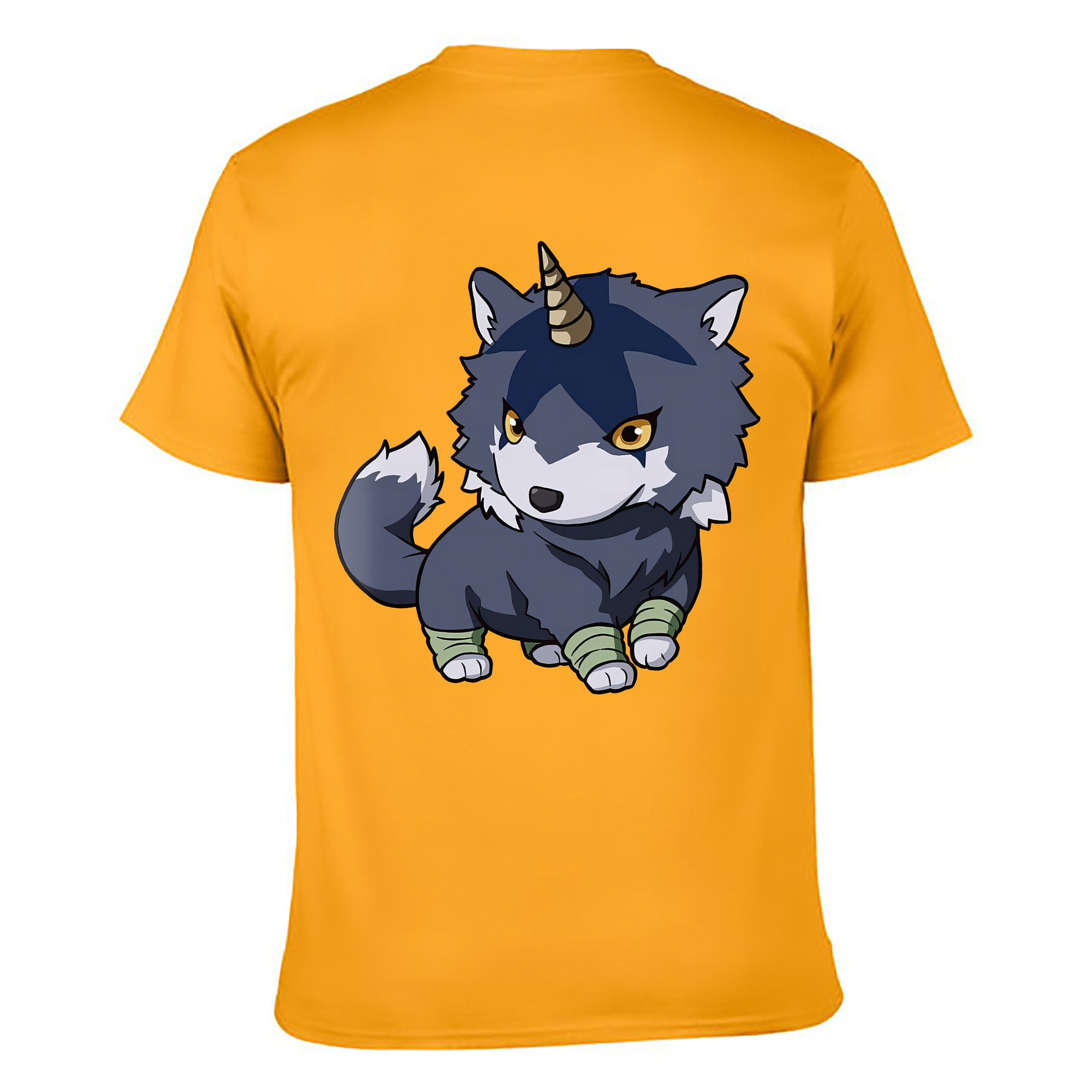 （画像用） 転スラ Regarding Reincarnated to Slime 綿100％ メンズ半袖Tシャツ（バックプリント） 通気性