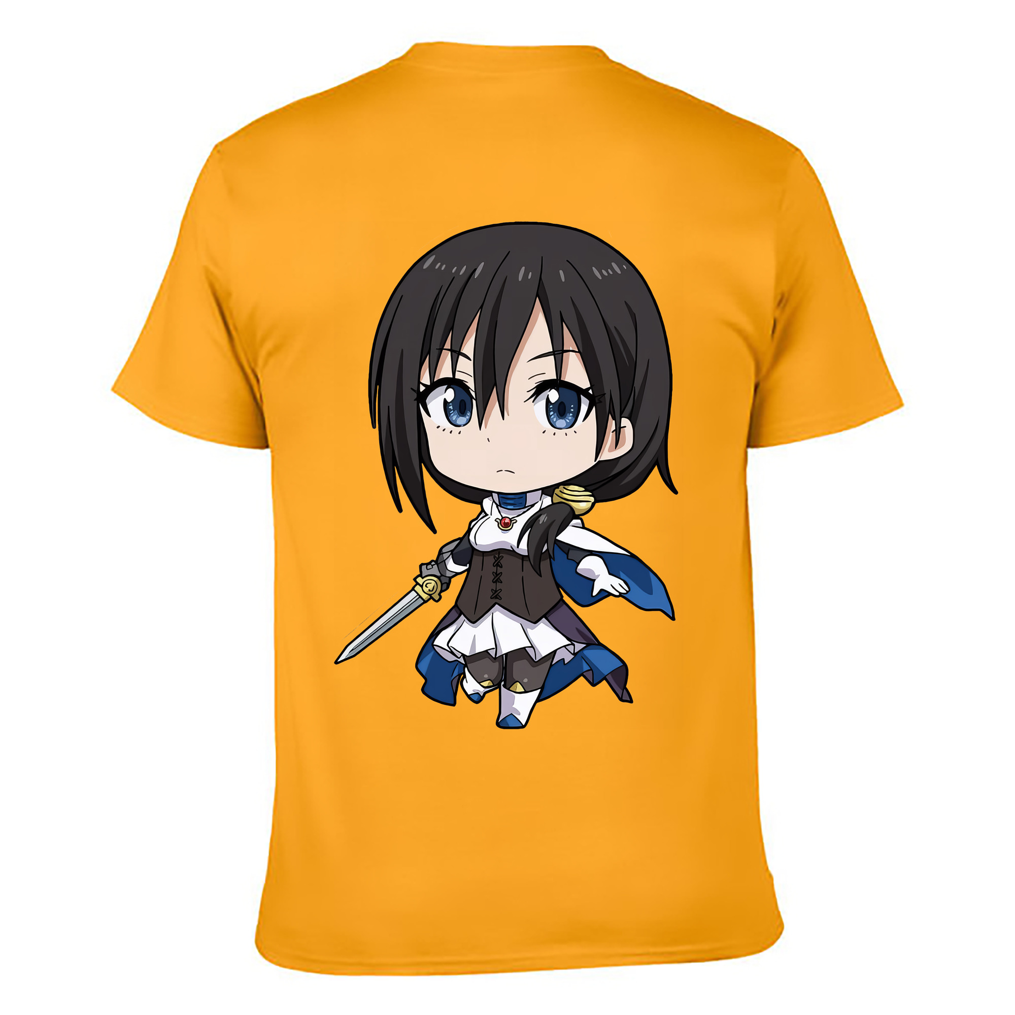 （画像用） 転スラ Regarding Reincarnated to Slime 綿100％ メンズ半袖Tシャツ（バックプリント） 通気性
