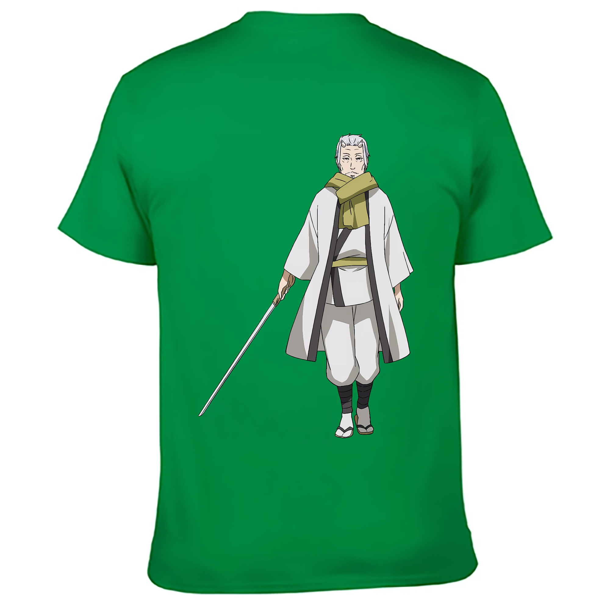 （画像用） 転スラ Regarding Reincarnated to Slime 綿100％ メンズ半袖Tシャツ（バックプリント） 通気性