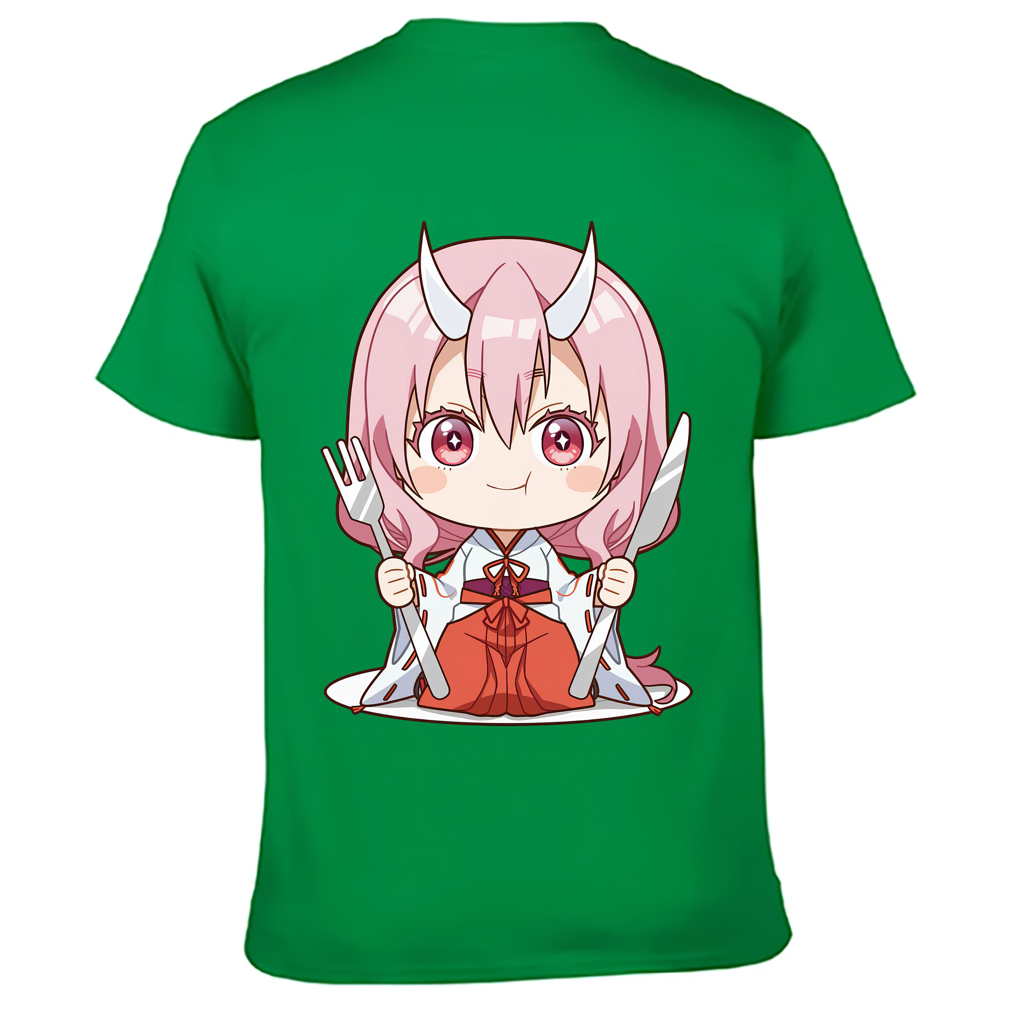 （画像用） 転スラ Regarding Reincarnated to Slime 綿100％ メンズ半袖Tシャツ（バックプリント） 通気性