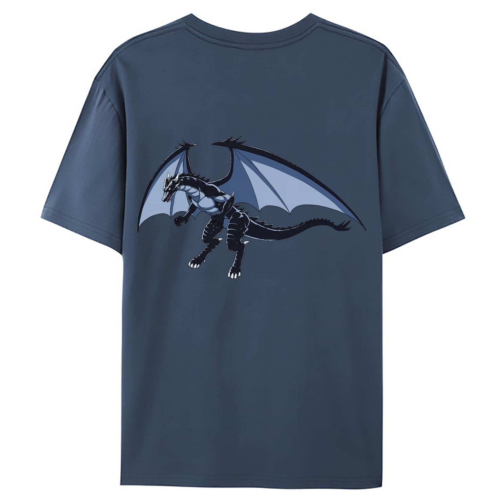 （画像用） 転スラ Regarding Reincarnated to Slime 綿100％ メンズ半袖Tシャツ（バックプリント） 通気性