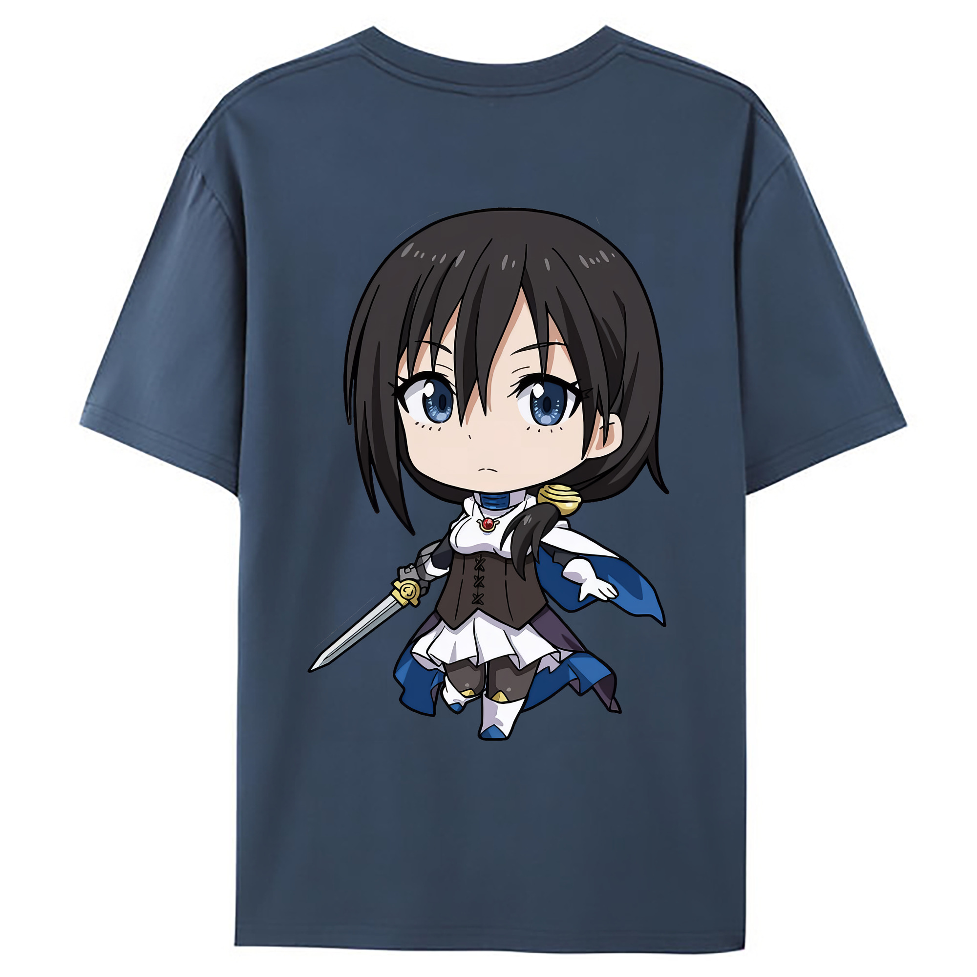 （画像用） 転スラ Regarding Reincarnated to Slime 綿100％ メンズ半袖Tシャツ（バックプリント） 通気性