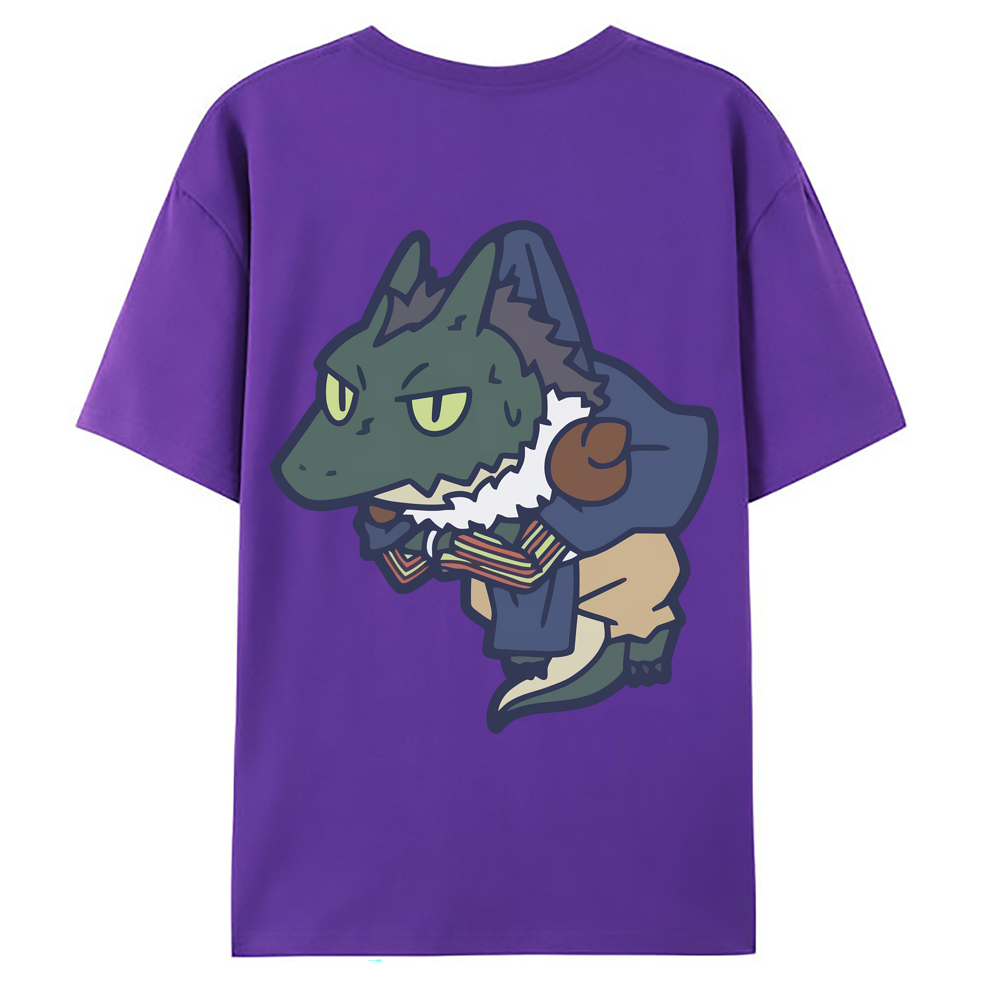 （画像用） 転スラ Regarding Reincarnated to Slime 綿100％ メンズ半袖Tシャツ（バックプリント） 通気性