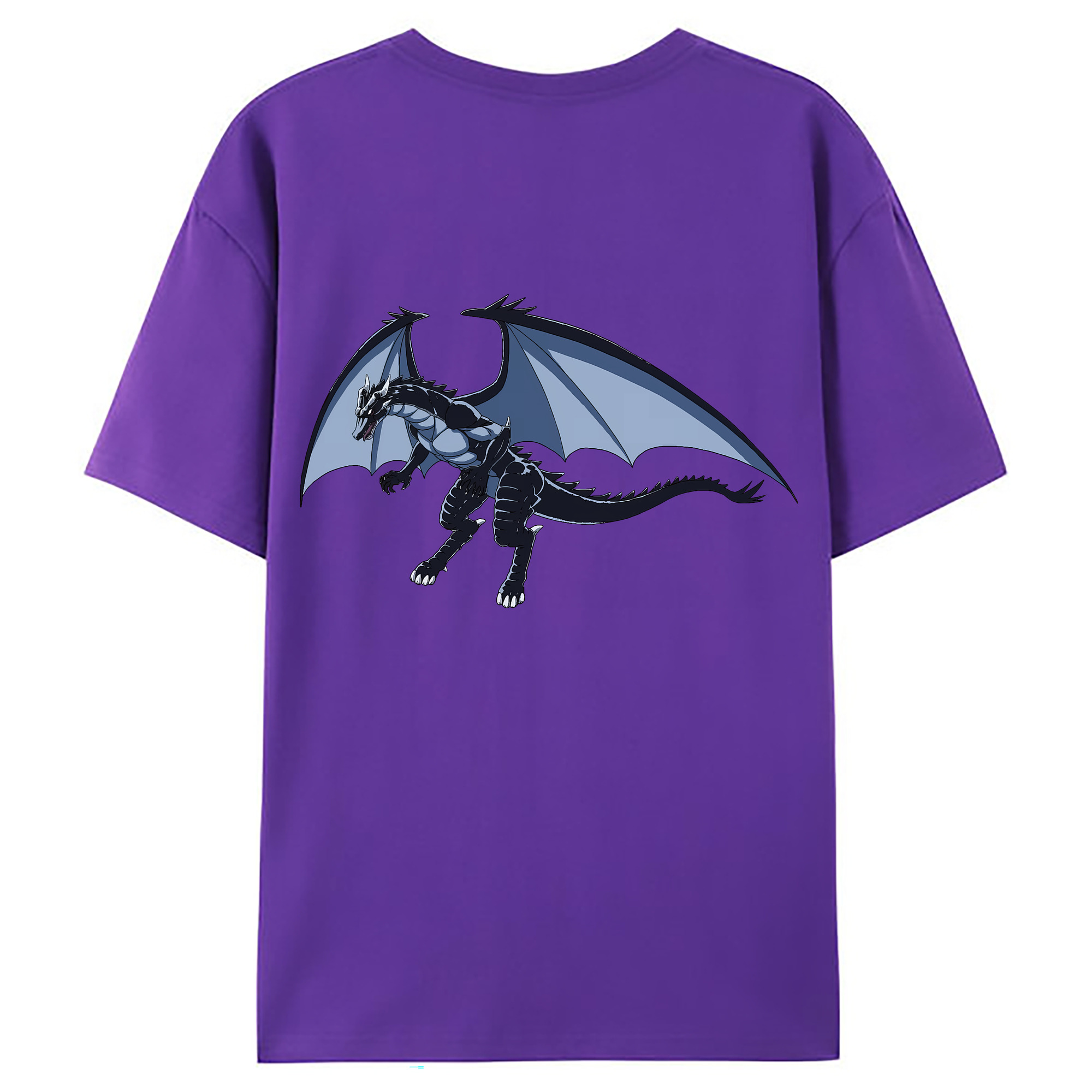（画像用） 転スラ Regarding Reincarnated to Slime 綿100％ メンズ半袖Tシャツ（バックプリント） 通気性