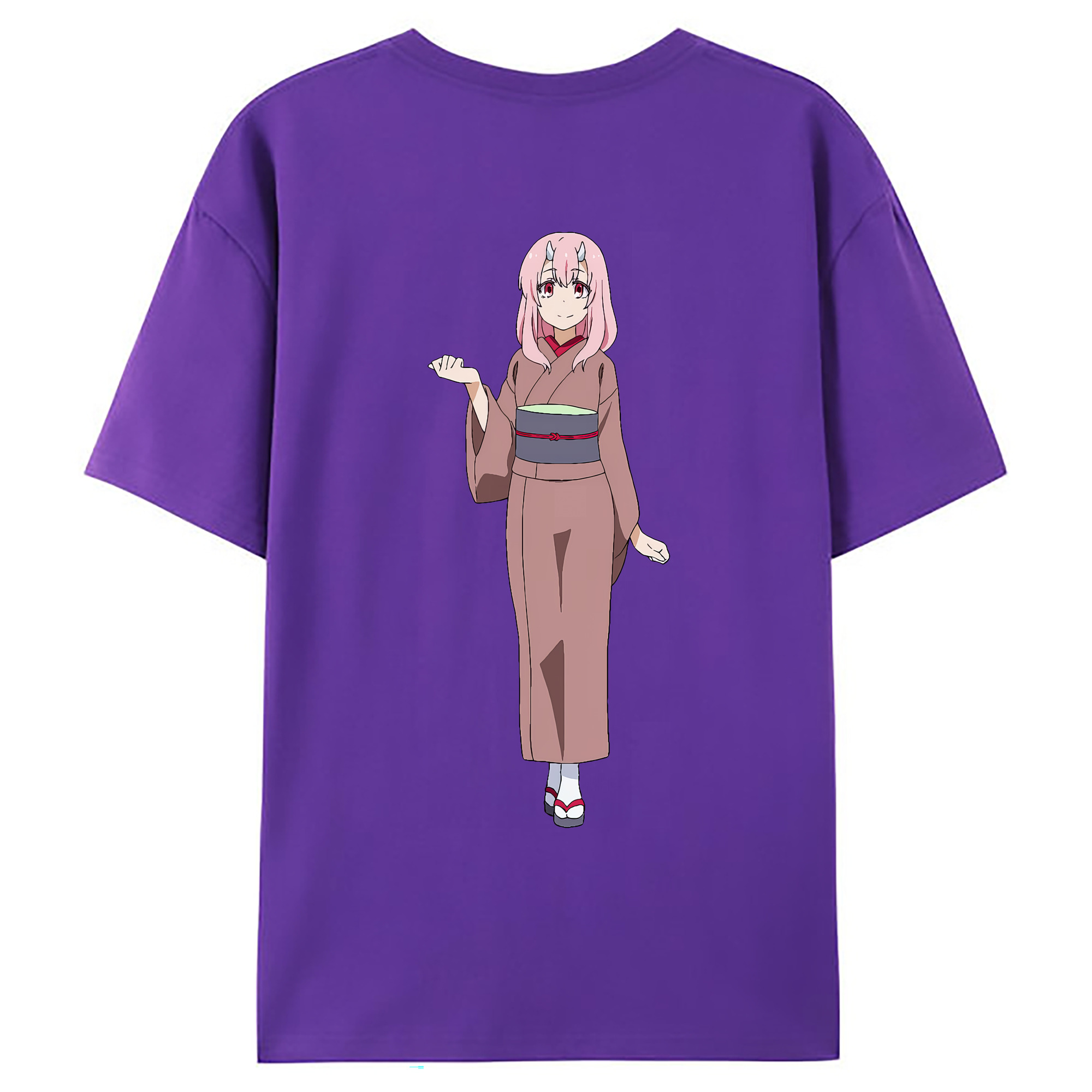 （画像用） 転スラ Regarding Reincarnated to Slime 綿100％ メンズ半袖Tシャツ（バックプリント） 通気性
