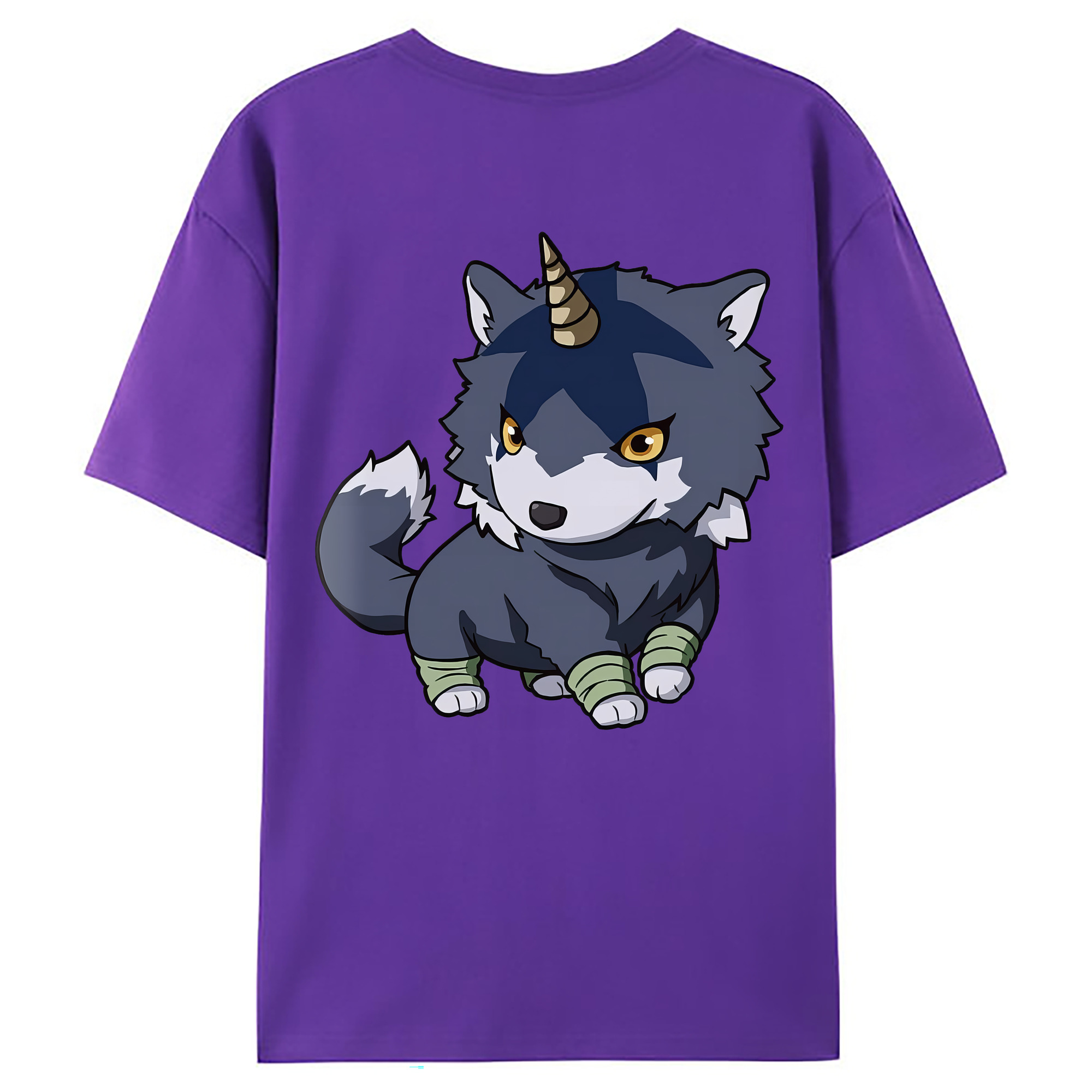 （画像用） 転スラ Regarding Reincarnated to Slime 綿100％ メンズ半袖Tシャツ（バックプリント） 通気性