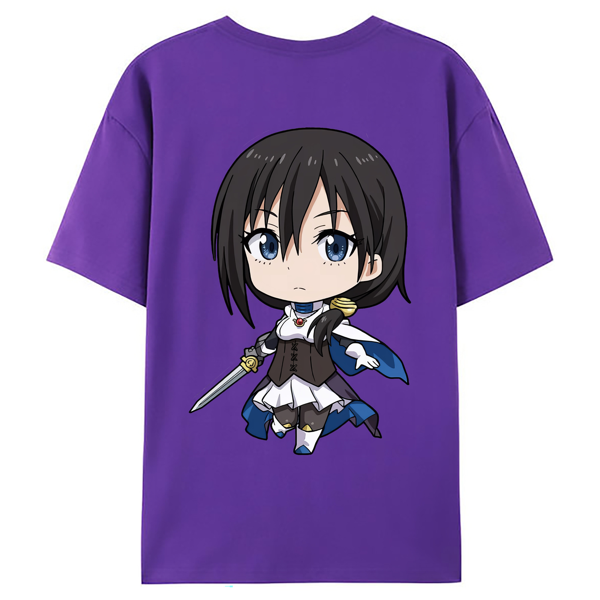 （画像用） 転スラ Regarding Reincarnated to Slime 綿100％ メンズ半袖Tシャツ（バックプリント） 通気性