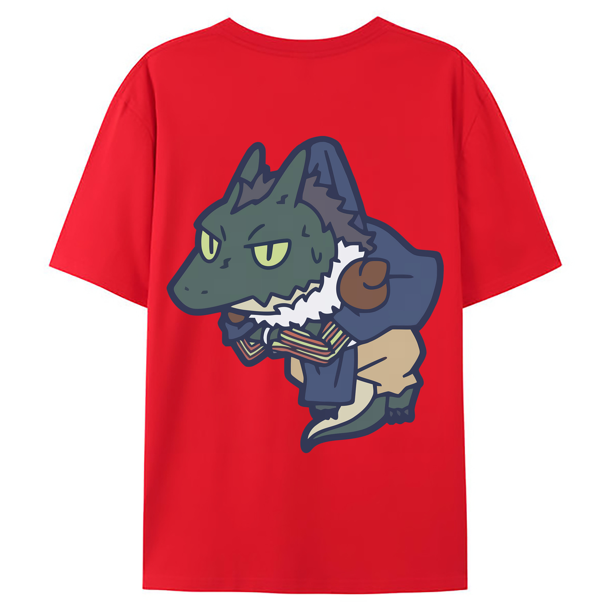 （画像用） 転スラ Regarding Reincarnated to Slime 綿100％ メンズ半袖Tシャツ（バックプリント） 通気性
