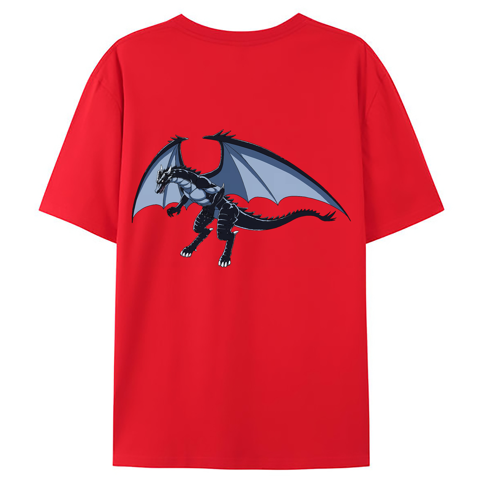 （画像用） 転スラ Regarding Reincarnated to Slime 綿100％ メンズ半袖Tシャツ（バックプリント） 通気性
