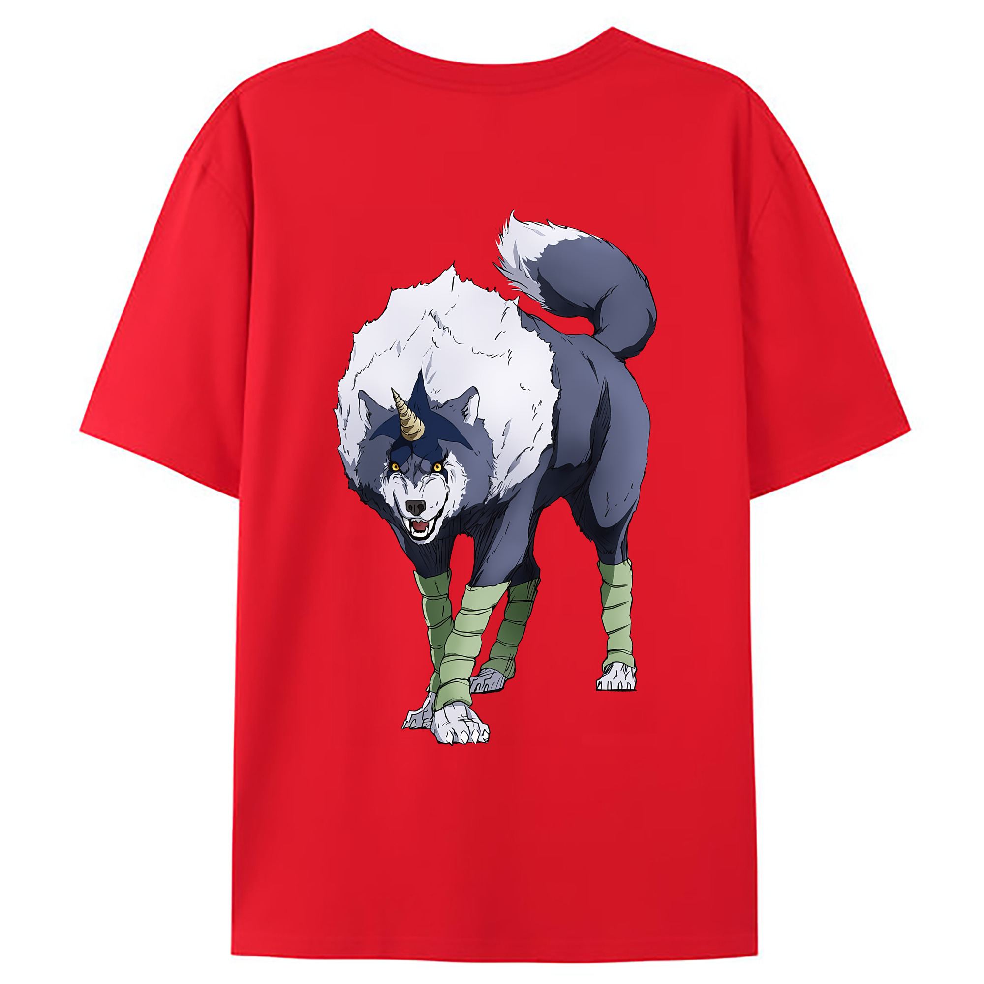 （画像用） 転スラ Regarding Reincarnated to Slime 綿100％ メンズ半袖Tシャツ（バックプリント） 通気性