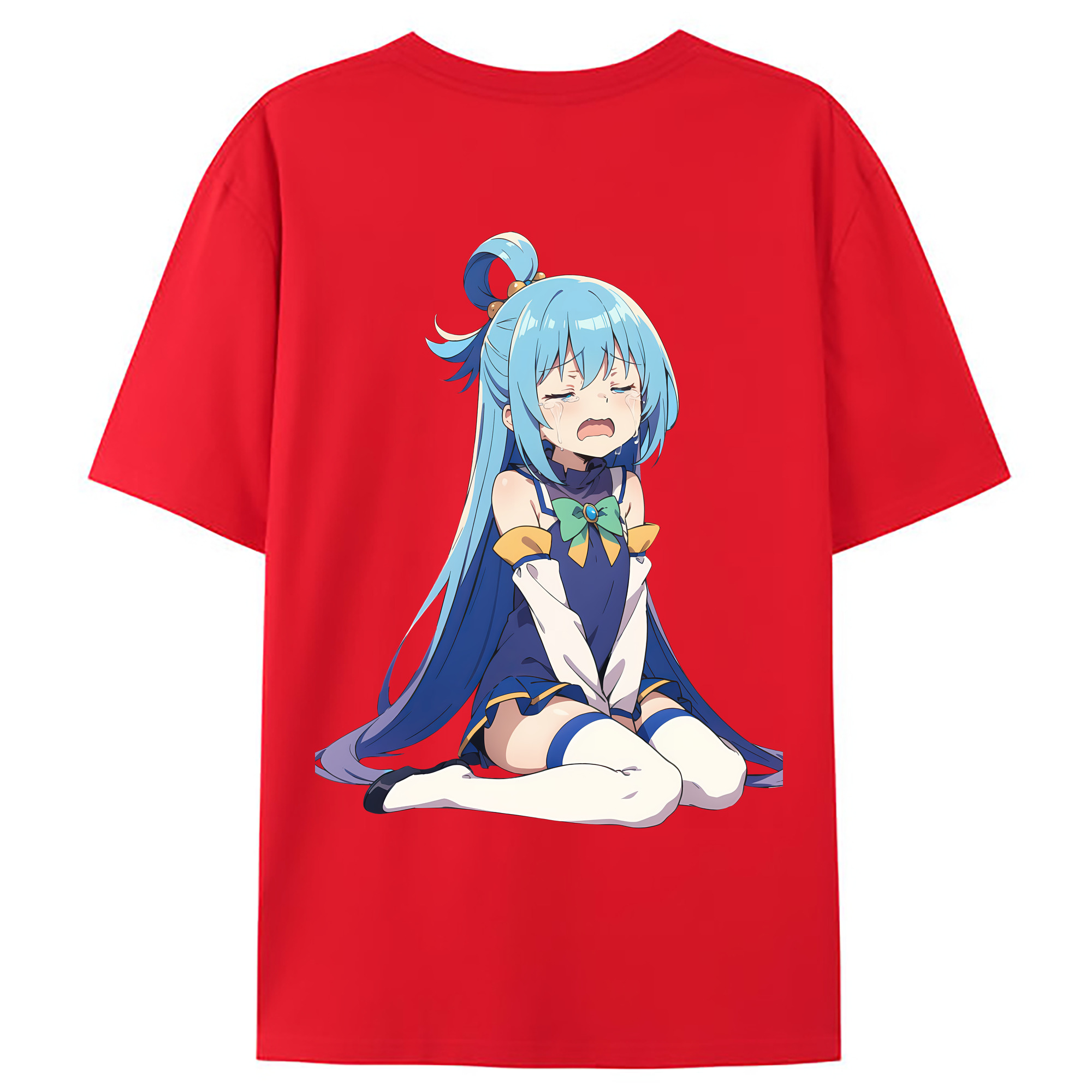 （画像用） 転スラ Regarding Reincarnated to Slime 綿100％ メンズ半袖Tシャツ（バックプリント） 通気性