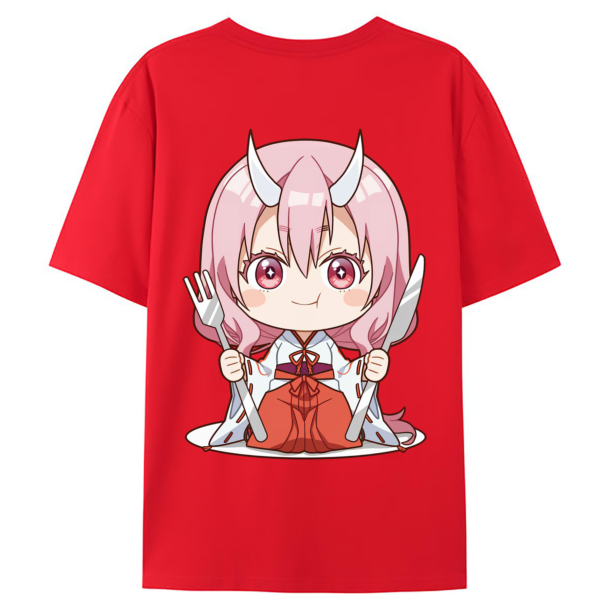 （画像用） 転スラ Regarding Reincarnated to Slime 綿100％ メンズ半袖Tシャツ（バックプリント） 通気性