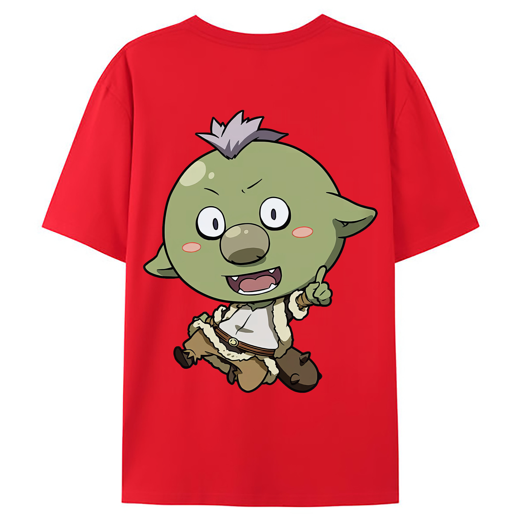 （画像用） 転スラ Regarding Reincarnated to Slime 綿100％ メンズ半袖Tシャツ（バックプリント） 通気性