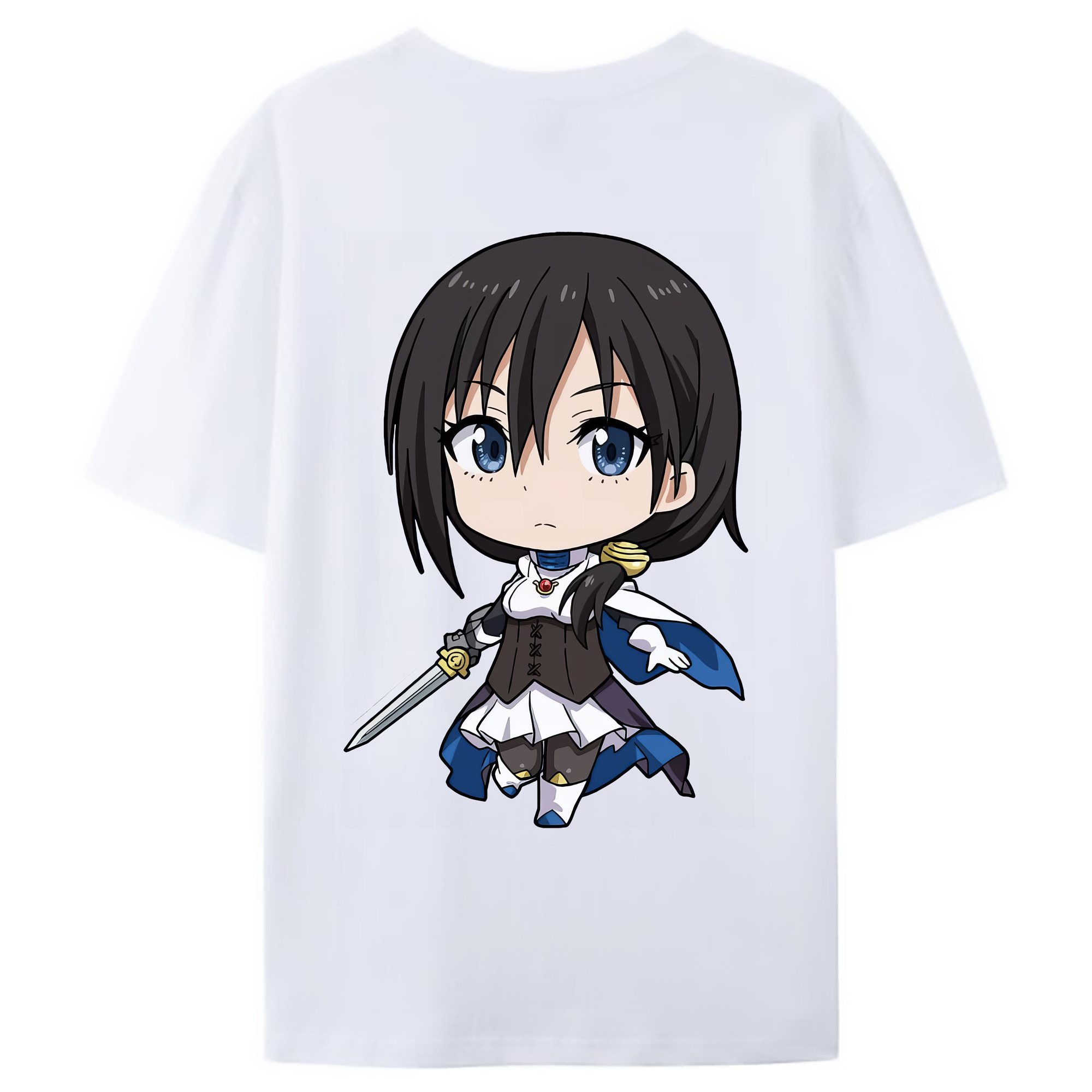 （画像用） 転スラ Regarding Reincarnated to Slime 綿100％ メンズ半袖Tシャツ（バックプリント） 通気性