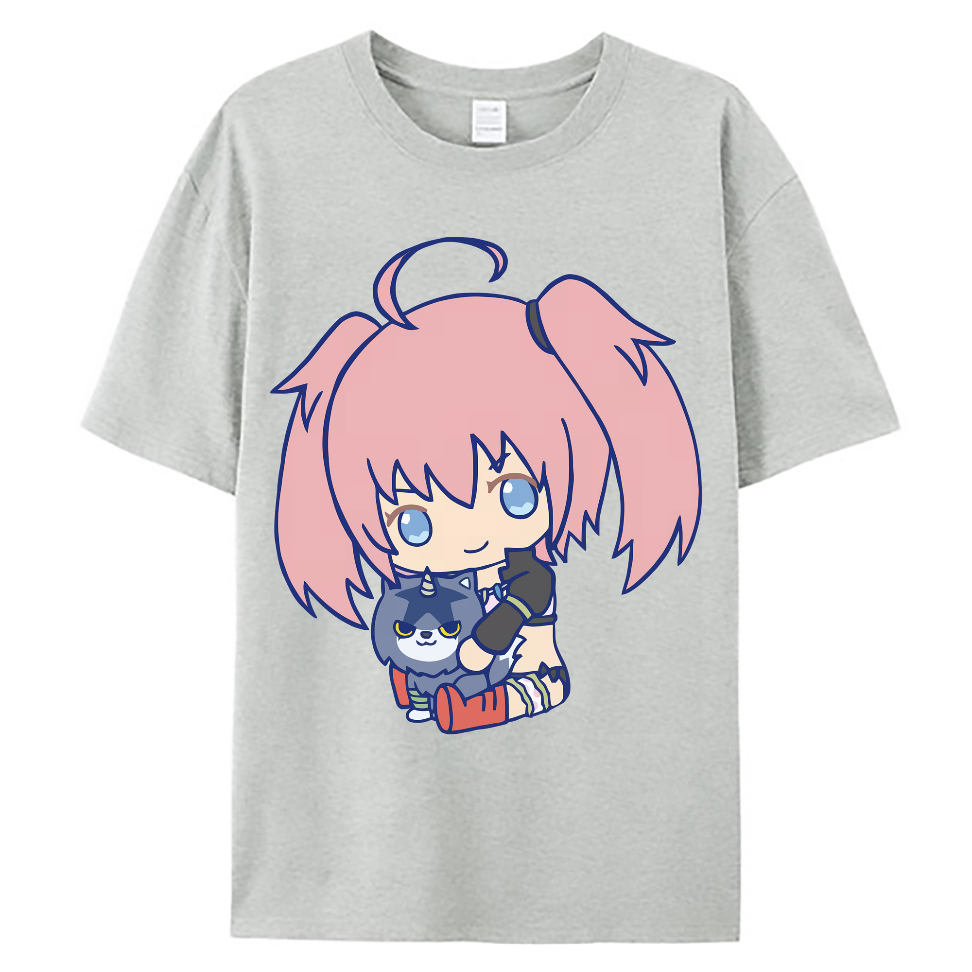 （画像用） 転スラ Regarding Reincarnated to Slime 綿100％ メンズ半袖Tシャツ｜肌触りやわらか＆通気性
