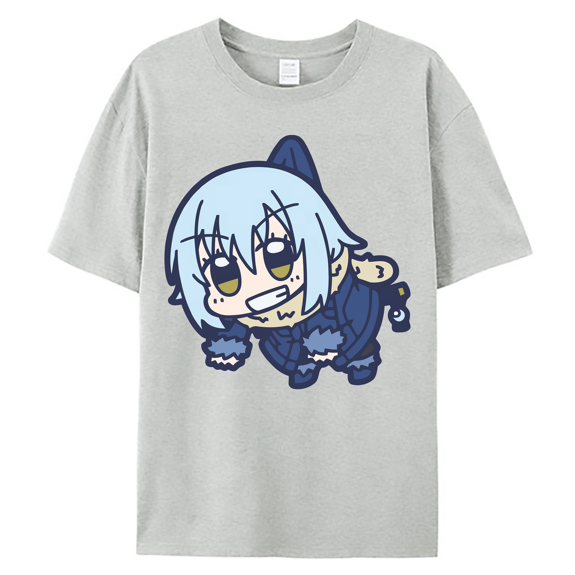 （画像用） 転スラ Regarding Reincarnated to Slime 綿100％ メンズ半袖Tシャツ｜肌触りやわらか＆通気性