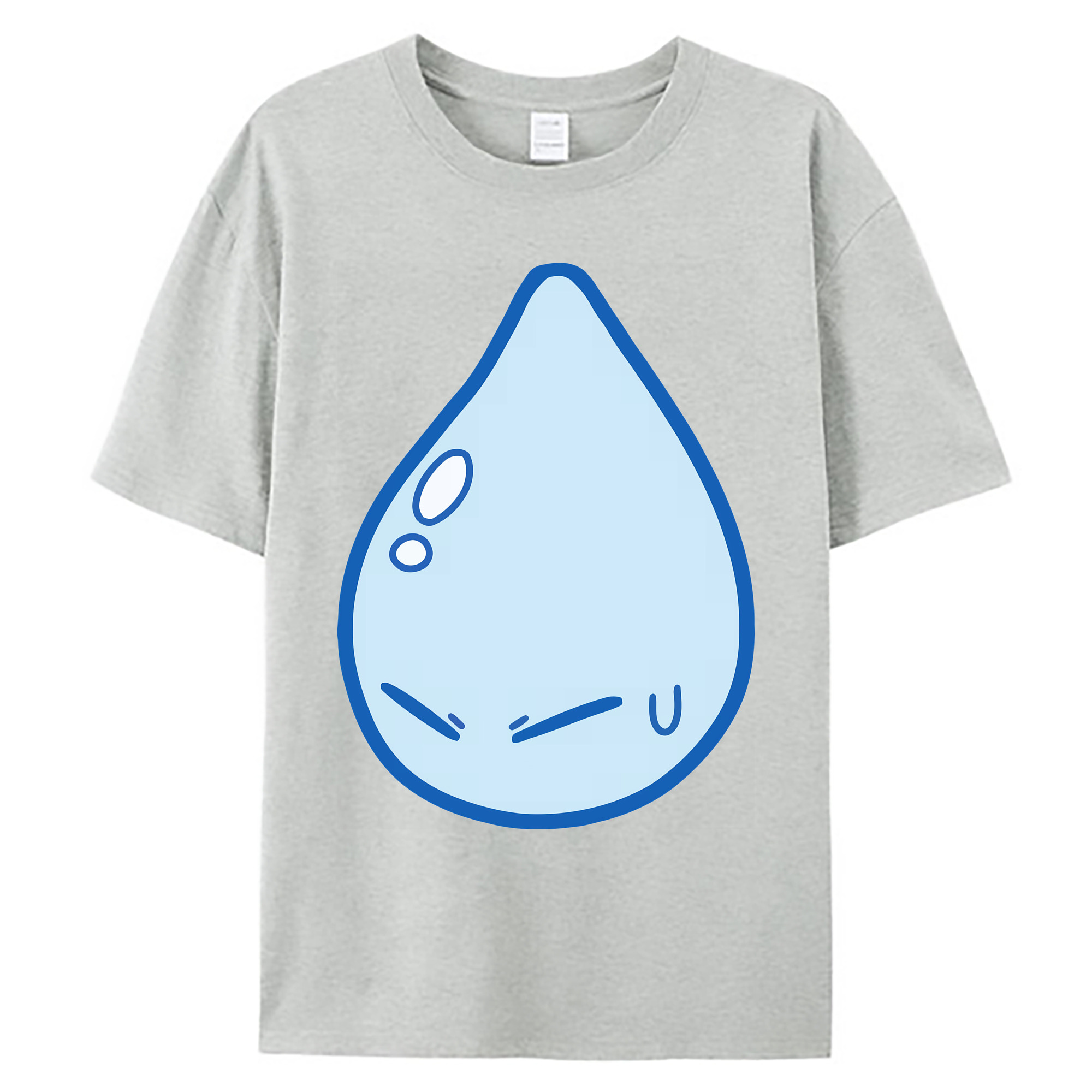 （画像用） 転スラ Regarding Reincarnated to Slime 綿100％ メンズ半袖Tシャツ｜肌触りやわらか＆通気性