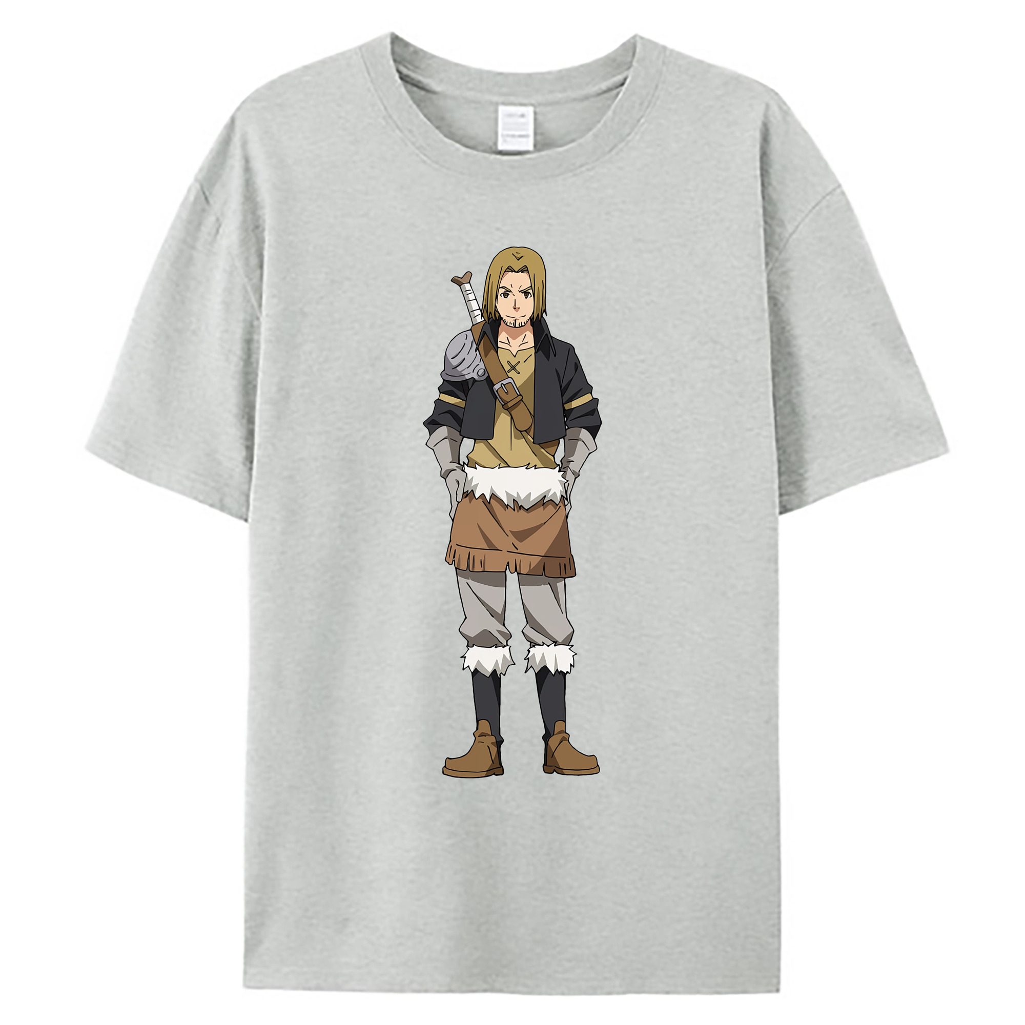 （画像用） 転スラ Regarding Reincarnated to Slime 綿100％ メンズ半袖Tシャツ｜肌触りやわらか＆通気性