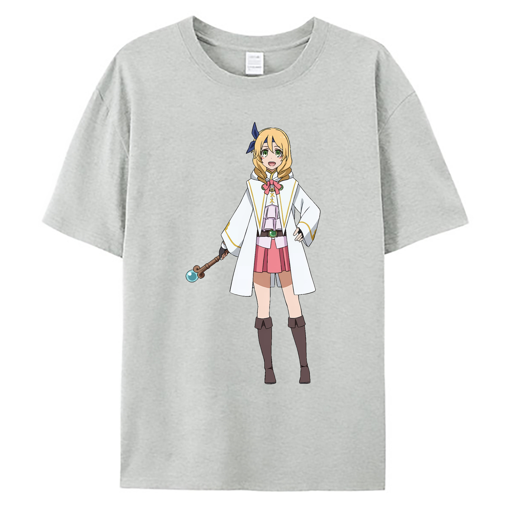 （画像用） 転スラ Regarding Reincarnated to Slime 綿100％ メンズ半袖Tシャツ｜肌触りやわらか＆通気性