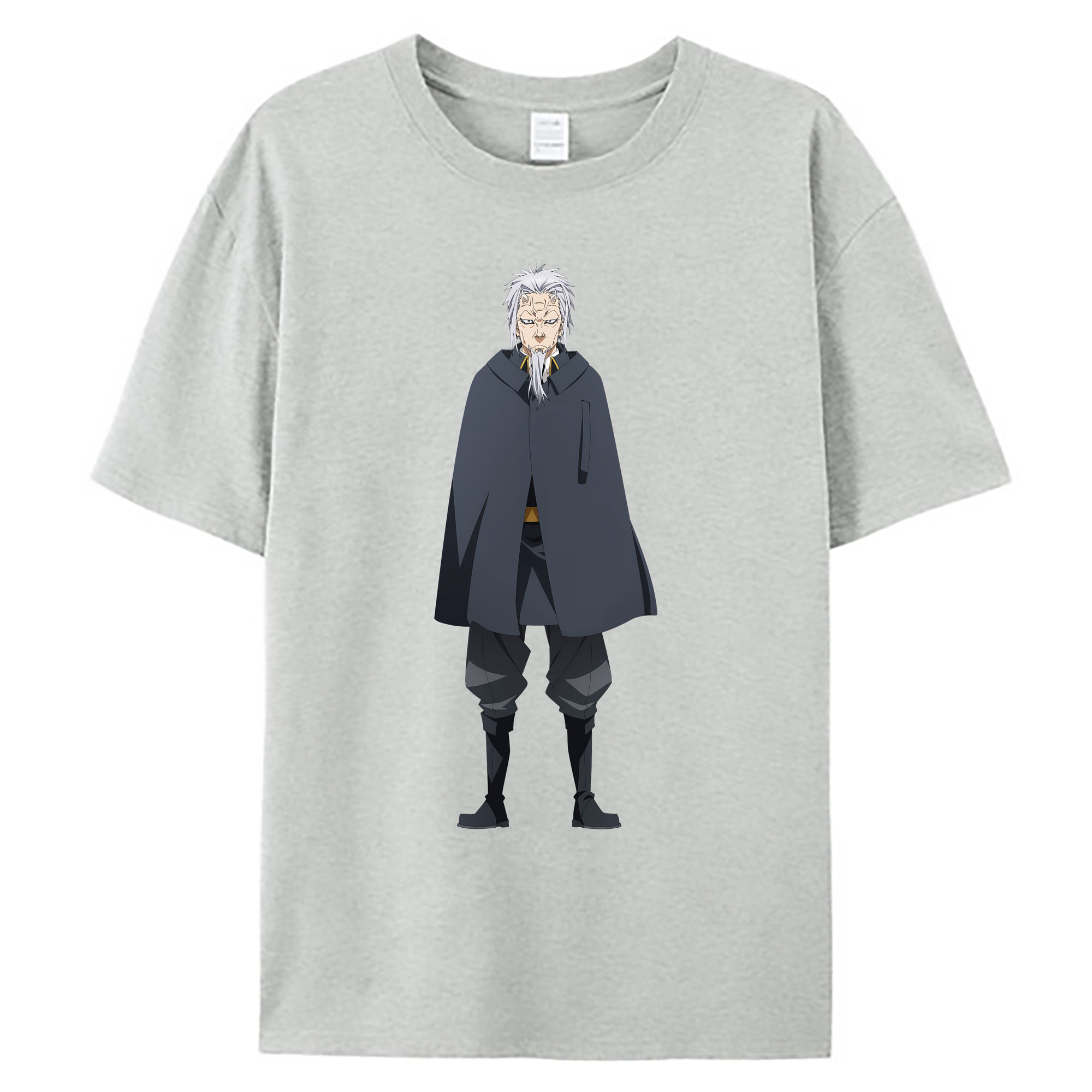 （画像用） 転スラ Regarding Reincarnated to Slime 綿100％ メンズ半袖Tシャツ｜肌触りやわらか＆通気性