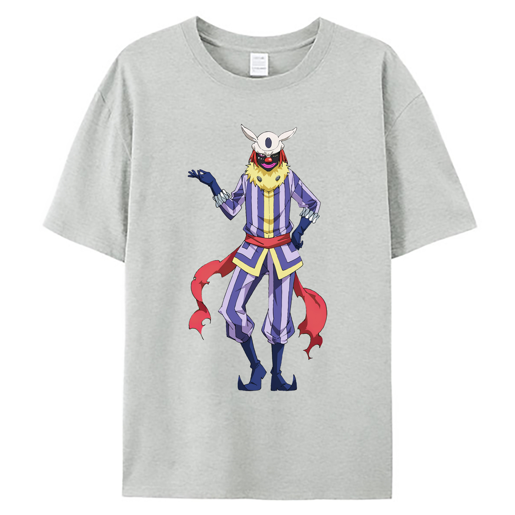 （画像用） 転スラ Regarding Reincarnated to Slime 綿100％ メンズ半袖Tシャツ｜肌触りやわらか＆通気性