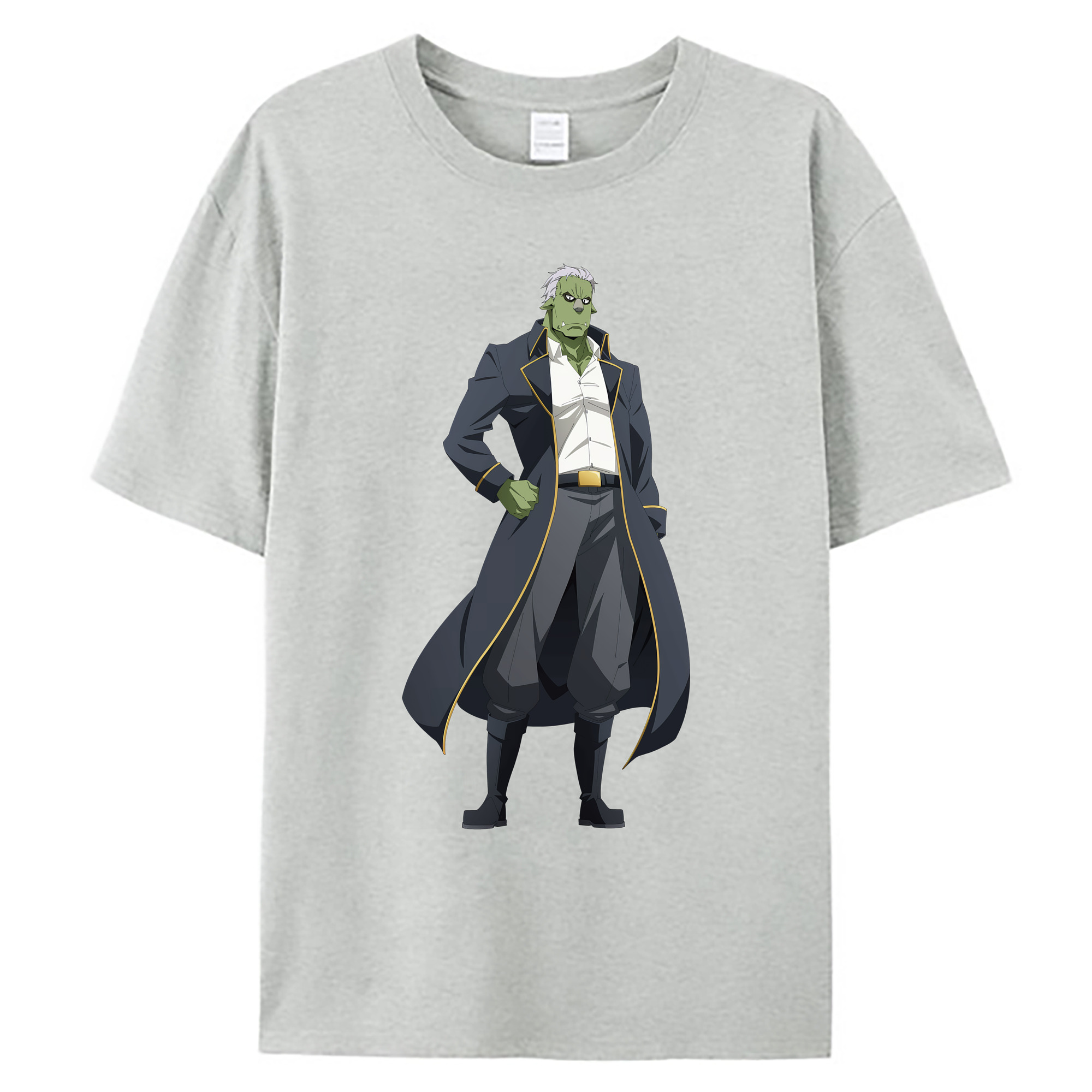 （画像用） 転スラ Regarding Reincarnated to Slime 綿100％ メンズ半袖Tシャツ｜肌触りやわらか＆通気性