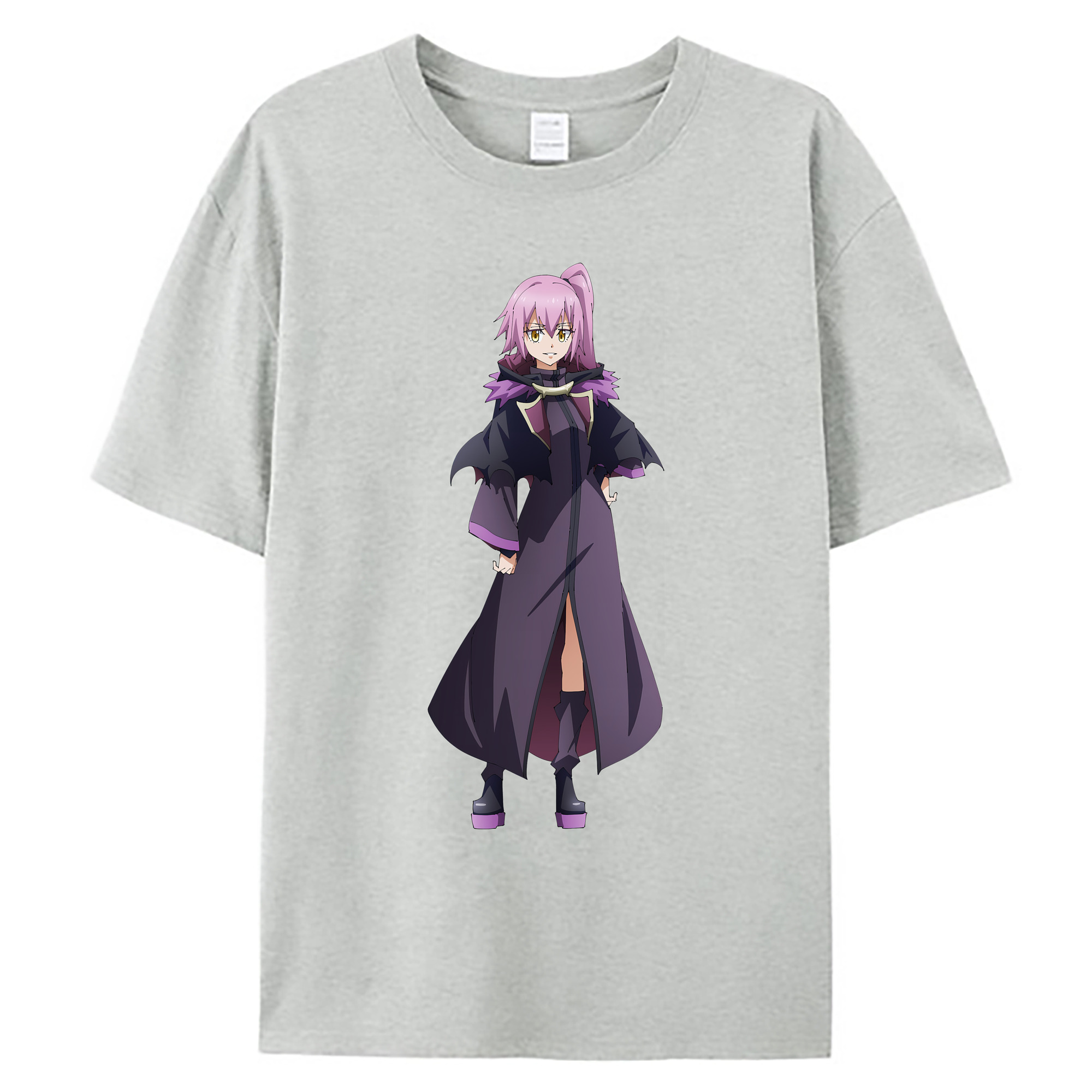 （画像用） 転スラ Regarding Reincarnated to Slime 綿100％ メンズ半袖Tシャツ｜肌触りやわらか＆通気性