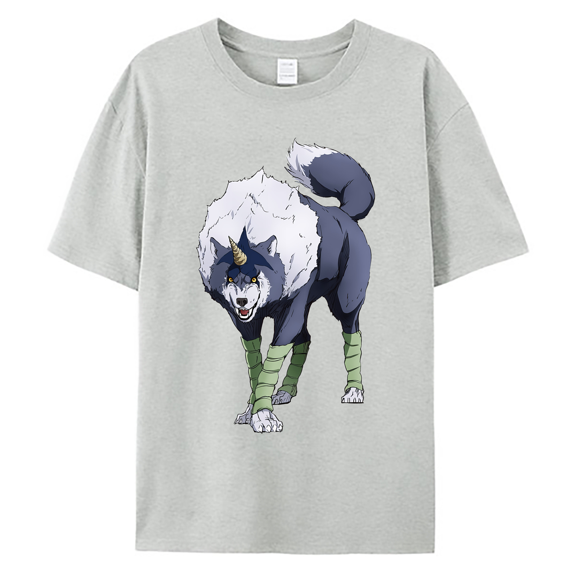 （画像用） 転スラ Regarding Reincarnated to Slime 綿100％ メンズ半袖Tシャツ｜肌触りやわらか＆通気性