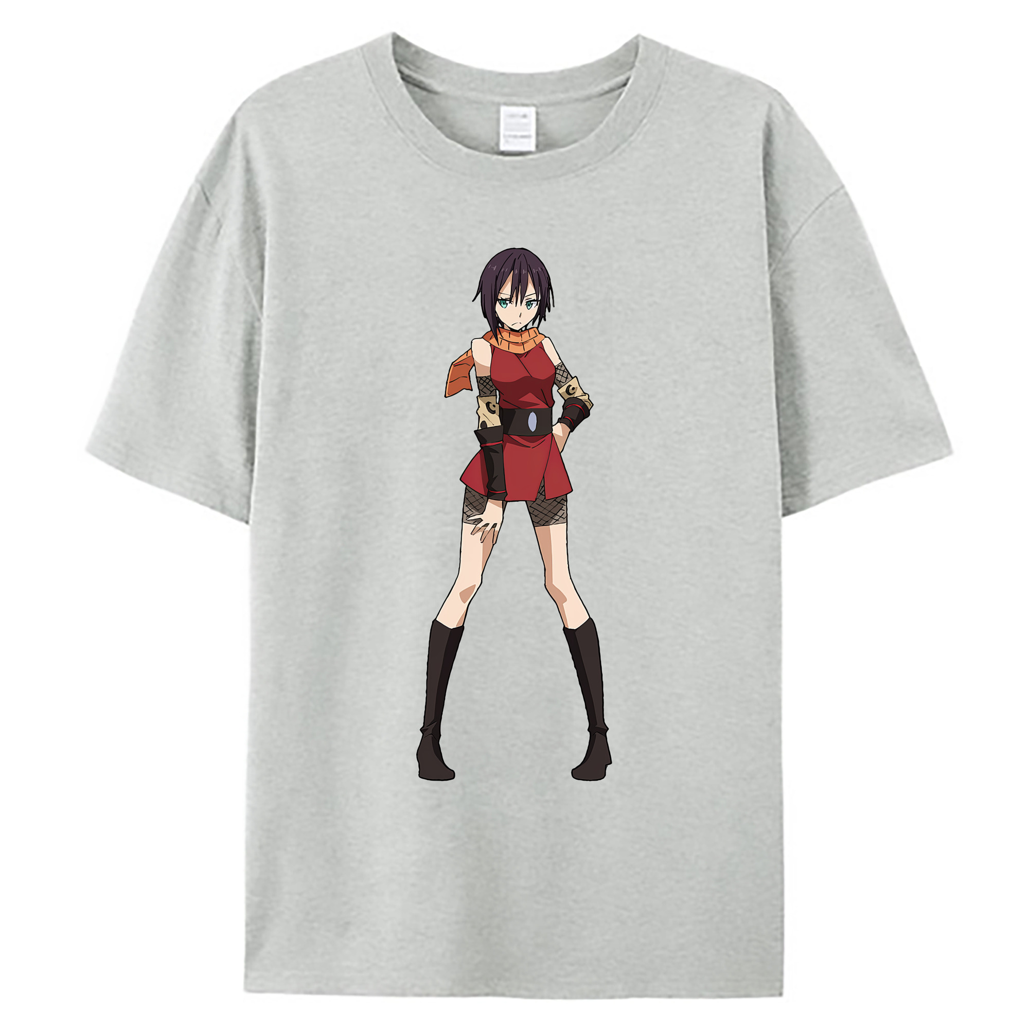（画像用） 転スラ Regarding Reincarnated to Slime 綿100％ メンズ半袖Tシャツ｜肌触りやわらか＆通気性