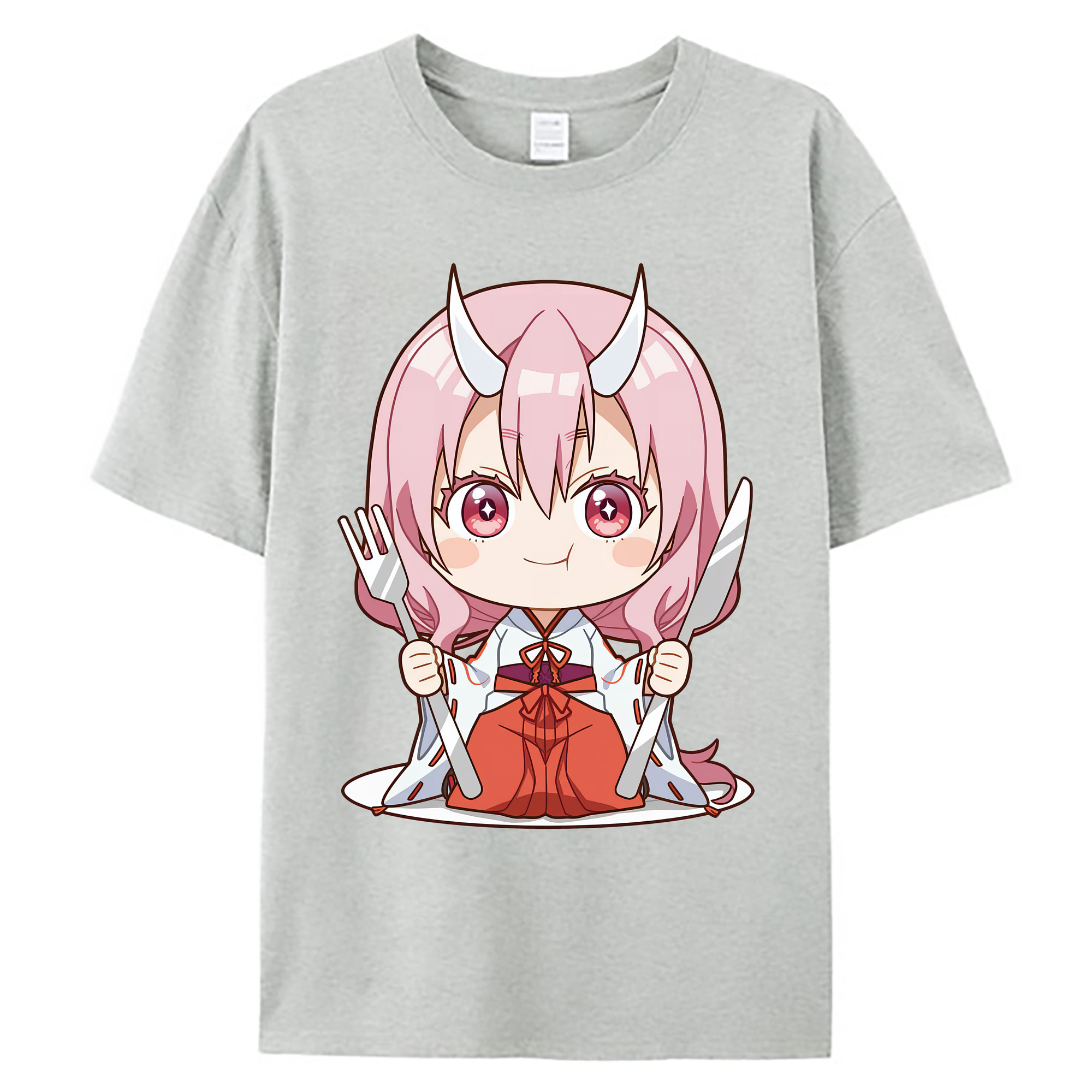 （画像用） 転スラ Regarding Reincarnated to Slime 綿100％ メンズ半袖Tシャツ｜肌触りやわらか＆通気性