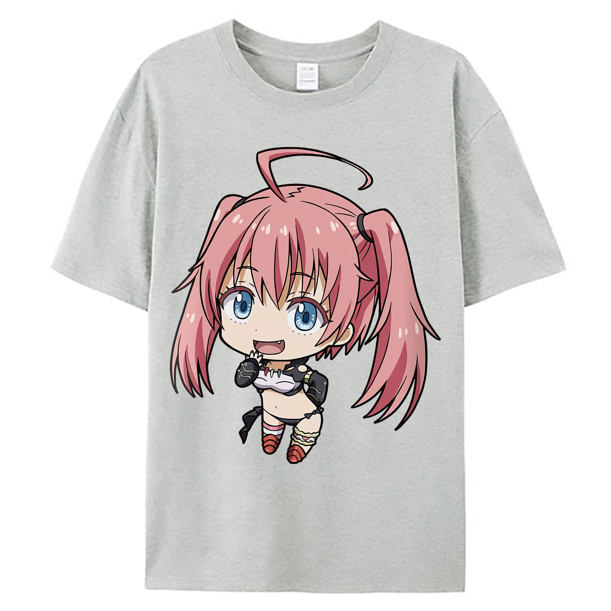 （画像用） 転スラ Regarding Reincarnated to Slime 綿100％ メンズ半袖Tシャツ｜肌触りやわらか＆通気性