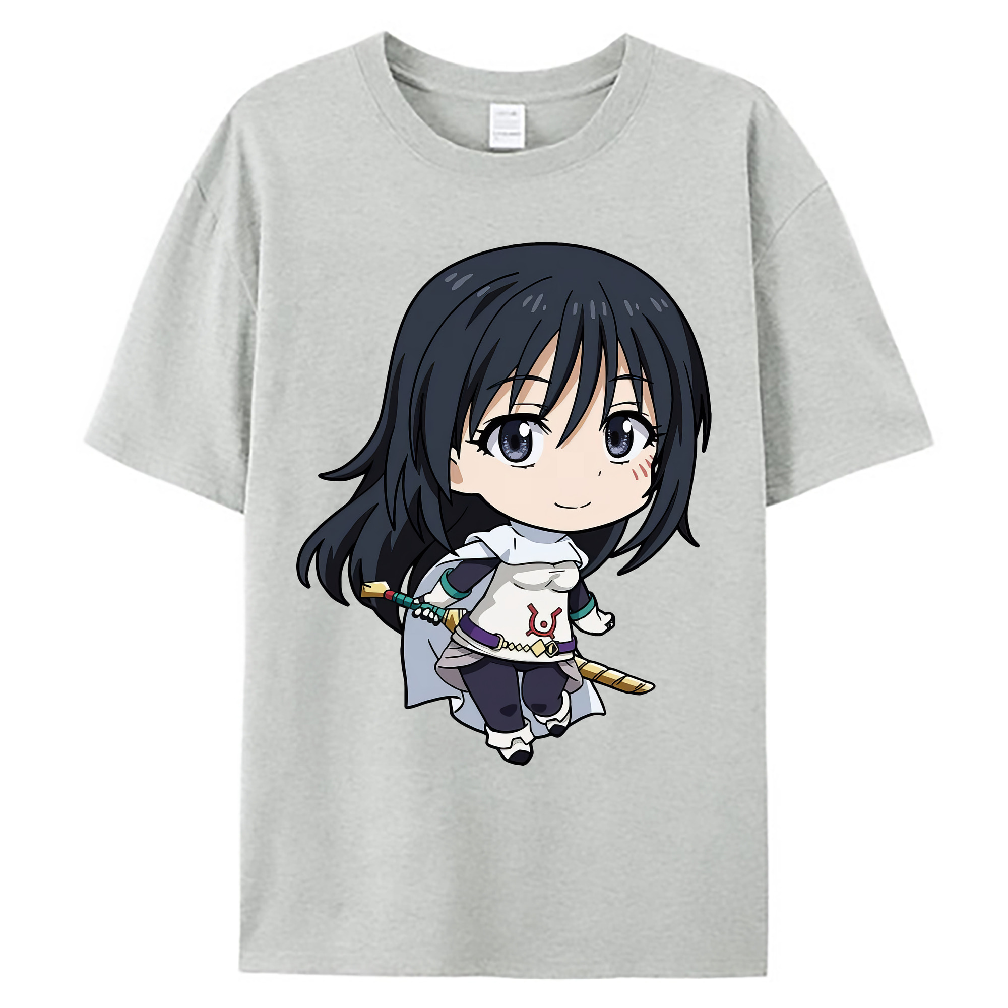 （画像用） 転スラ Regarding Reincarnated to Slime 綿100％ メンズ半袖Tシャツ｜肌触りやわらか＆通気性