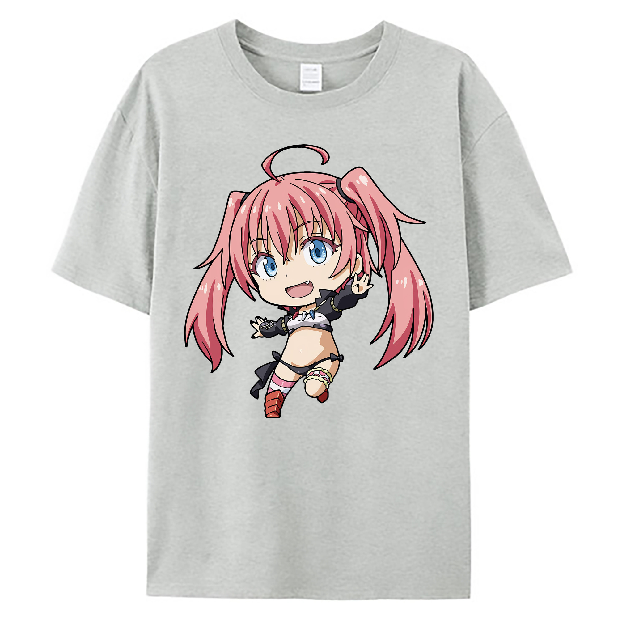 （画像用） 転スラ Regarding Reincarnated to Slime 綿100％ メンズ半袖Tシャツ｜肌触りやわらか＆通気性