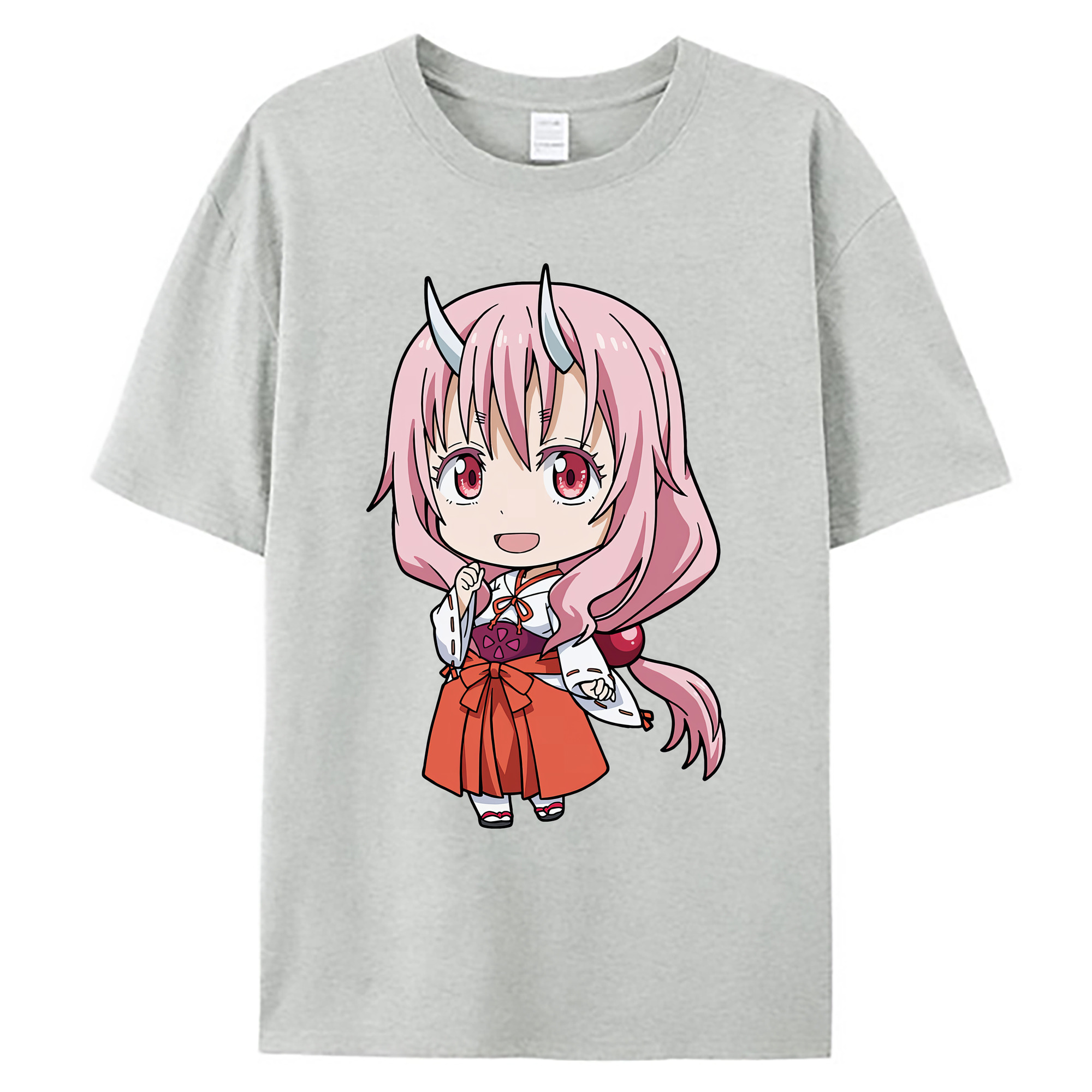 （画像用） 転スラ Regarding Reincarnated to Slime 綿100％ メンズ半袖Tシャツ｜肌触りやわらか＆通気性