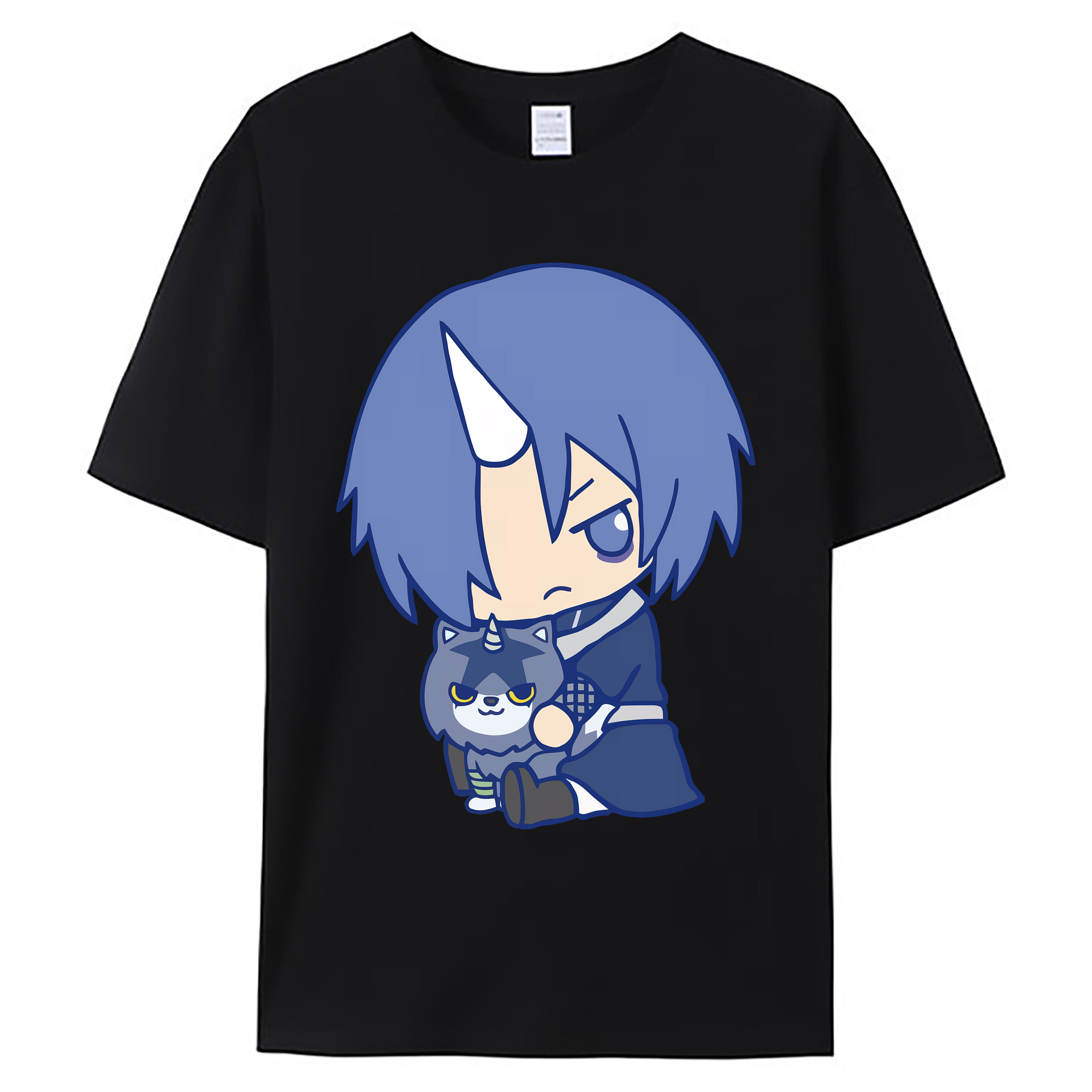 （画像用） 転スラ Regarding Reincarnated to Slime 綿100％ メンズ半袖Tシャツ｜肌触りやわらか＆通気性