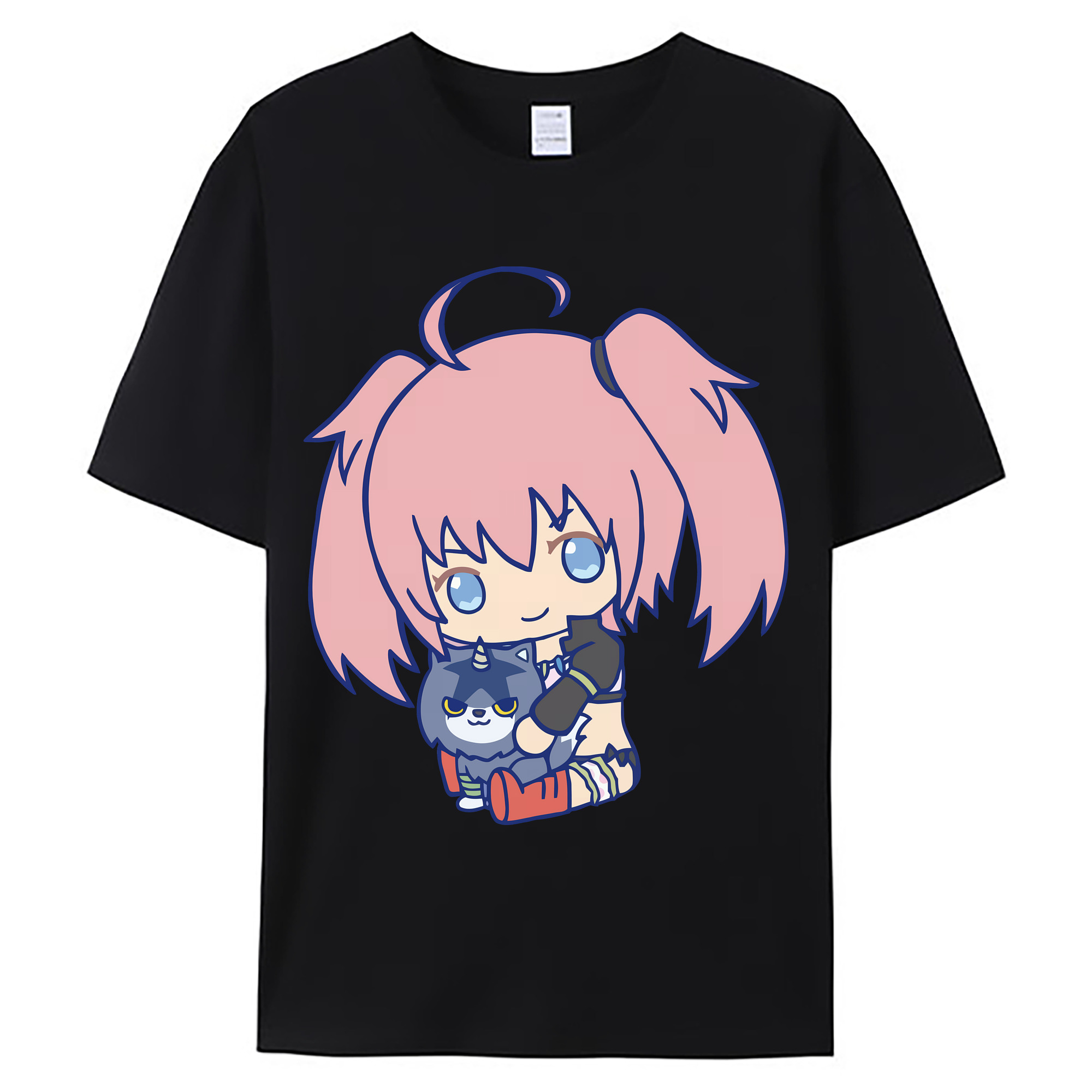 （画像用） 転スラ Regarding Reincarnated to Slime 綿100％ メンズ半袖Tシャツ｜肌触りやわらか＆通気性