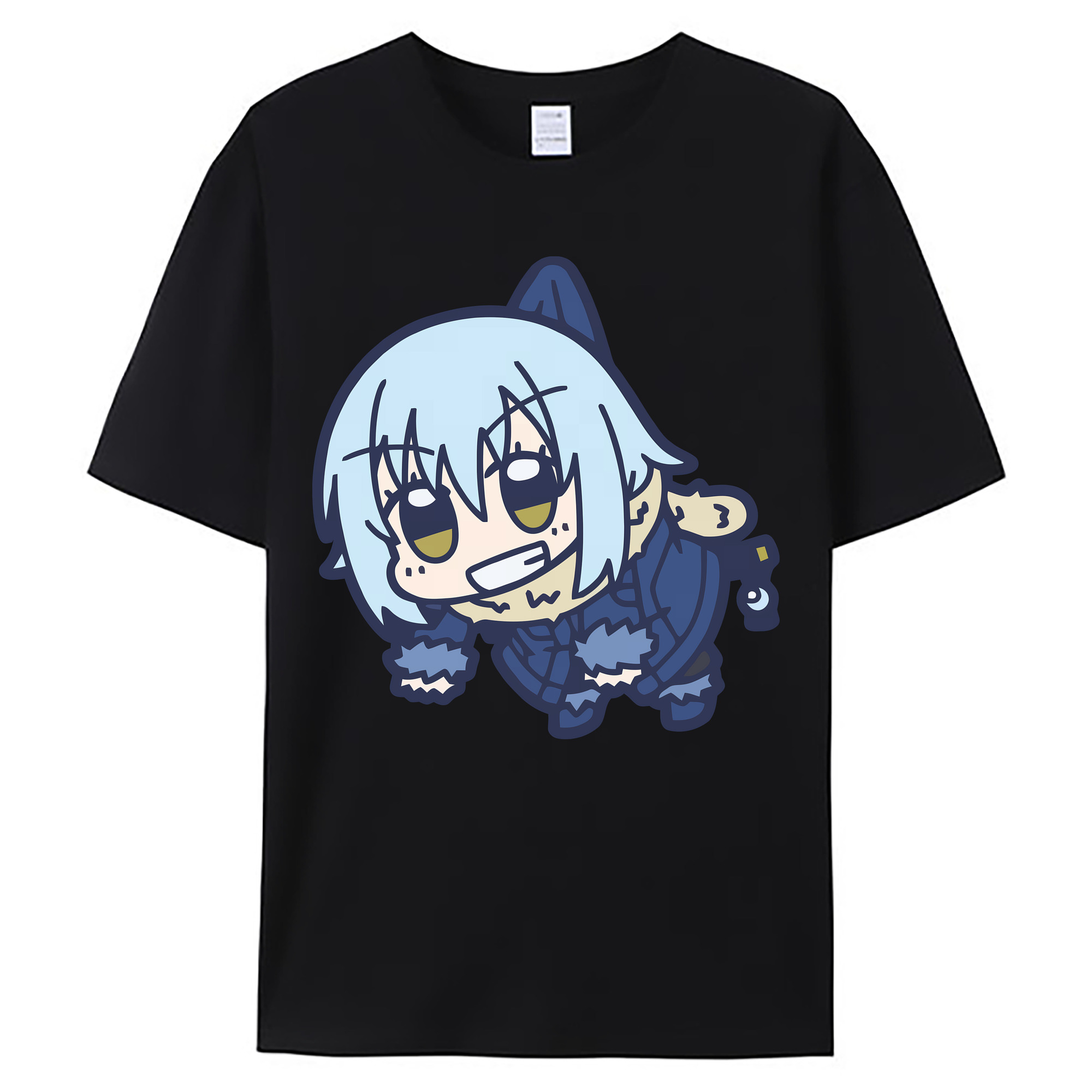 （画像用） 転スラ Regarding Reincarnated to Slime 綿100％ メンズ半袖Tシャツ｜肌触りやわらか＆通気性