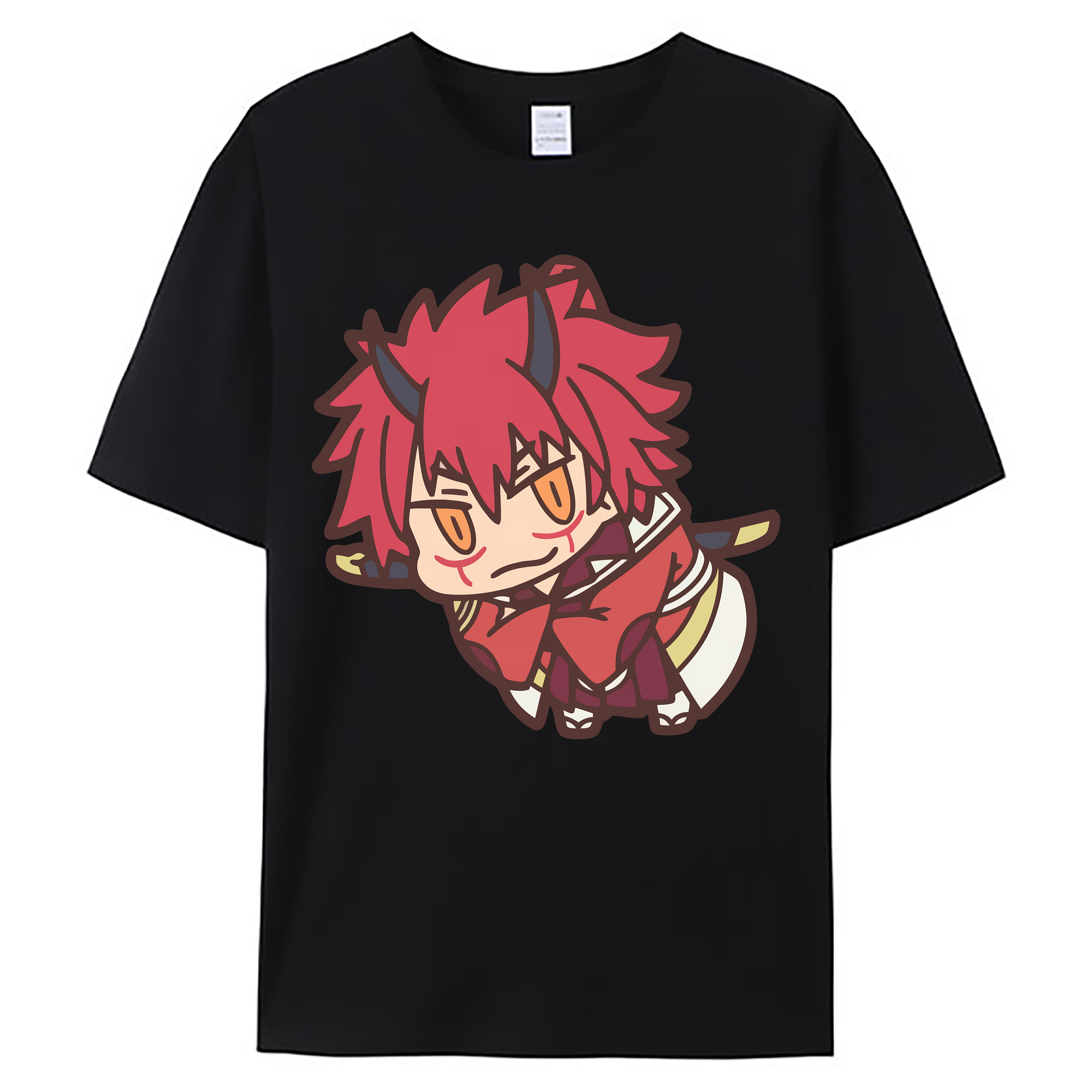 （画像用） 転スラ Regarding Reincarnated to Slime 綿100％ メンズ半袖Tシャツ｜肌触りやわらか＆通気性