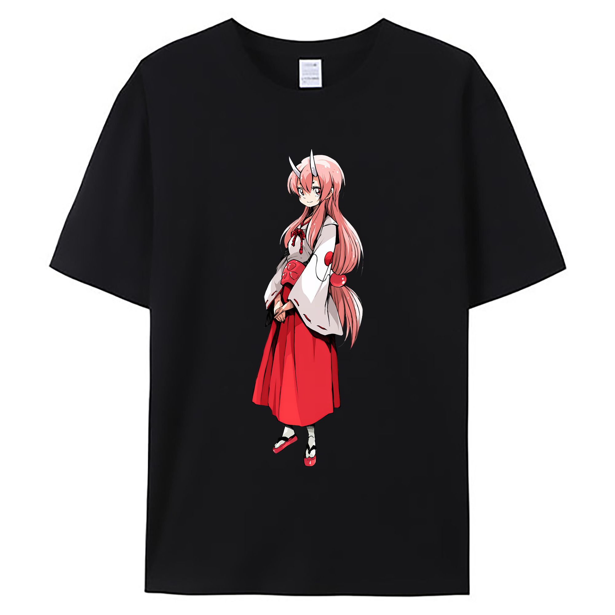 （画像用） 転スラ Regarding Reincarnated to Slime 綿100％ メンズ半袖Tシャツ｜肌触りやわらか＆通気性