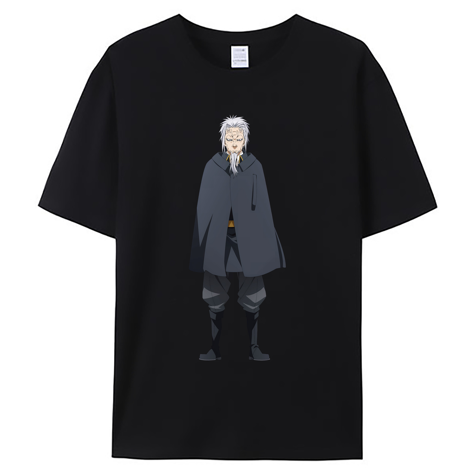 （画像用） 転スラ Regarding Reincarnated to Slime 綿100％ メンズ半袖Tシャツ｜肌触りやわらか＆通気性