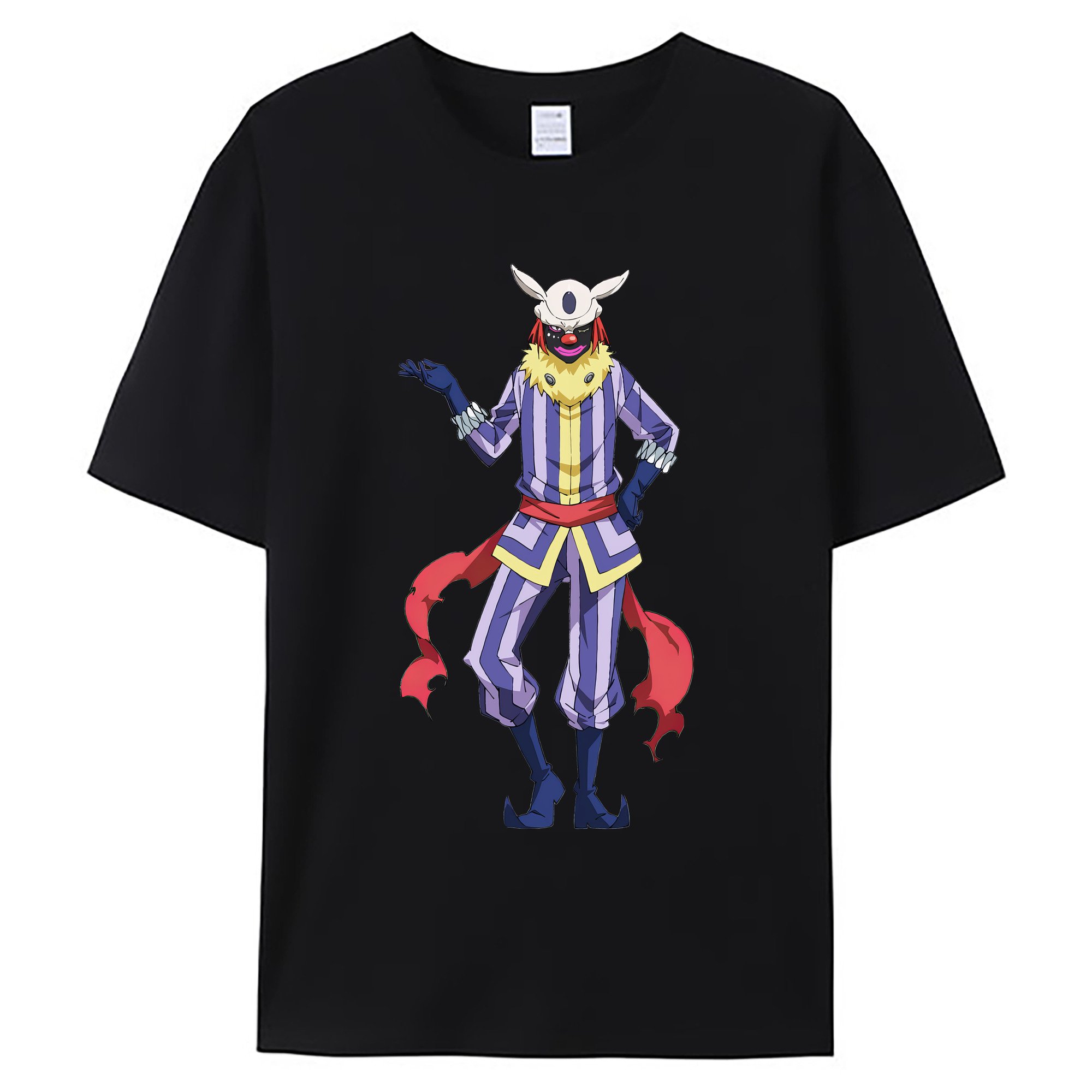 （画像用） 転スラ Regarding Reincarnated to Slime 綿100％ メンズ半袖Tシャツ｜肌触りやわらか＆通気性
