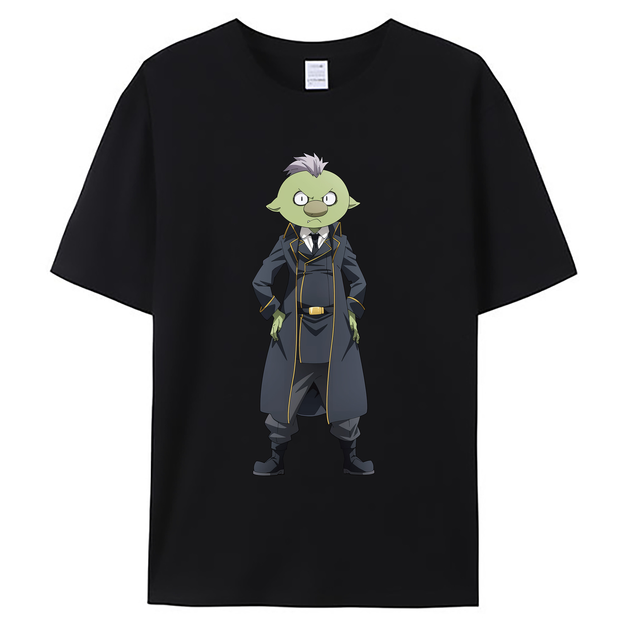 （画像用） 転スラ Regarding Reincarnated to Slime 綿100％ メンズ半袖Tシャツ｜肌触りやわらか＆通気性